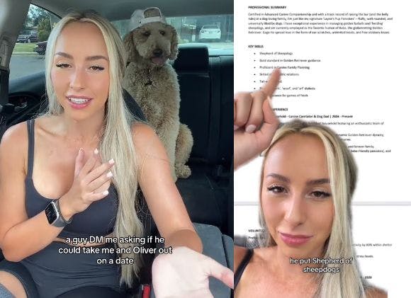Hundeentusiasten Kat lufter hundeelskers scoreforsøg på tiktok. Hvis man skal tro nyt videnskabeligt studie, går parret en lys fremtid i møde.&nbsp;

