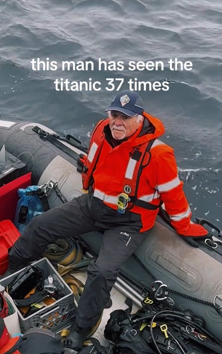 Paul-Henry Nargeolet skulle være en af de personer som er ombord på den forsvundne ubåd, og som ikke skulle ned og se Titanic-vraget for første gang. 