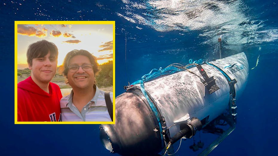 Shahzada Dawood og hans 19-årige søn omkom i Titan-ubåden. 