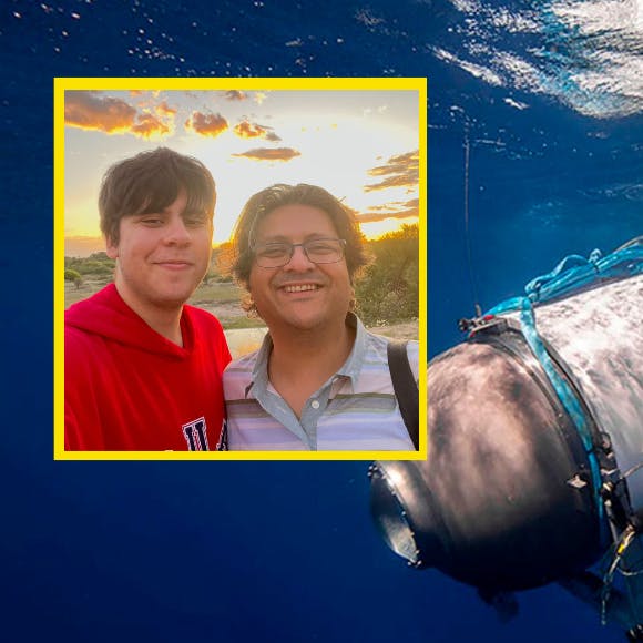 Shahzada Dawood og hans 19-årige søn omkom i Titan-ubåden. 