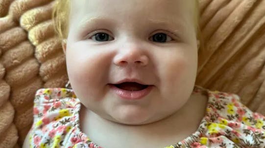 Zoey blev fundet af den helt rigtige brandmand.