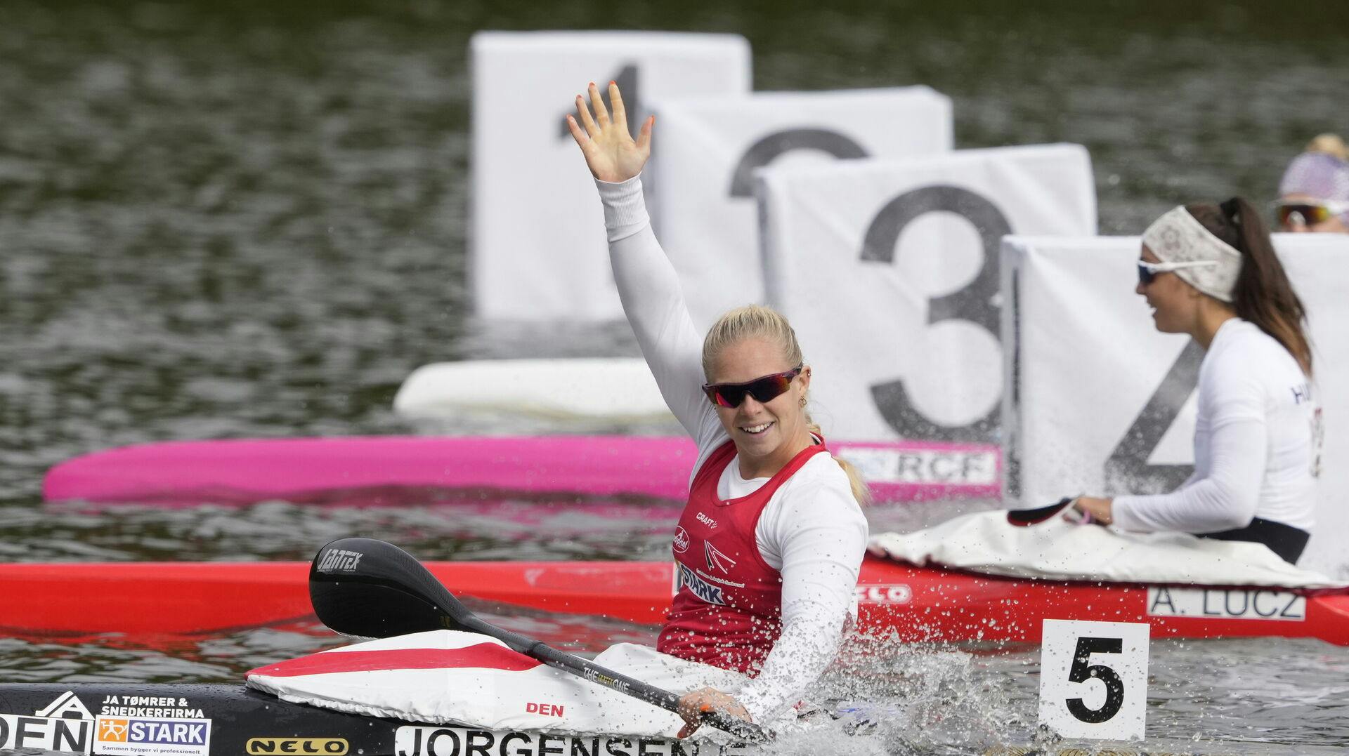 Emma Aastrand Jørgensen har hentet tre medaljer ved European Gams efter sit guld på 500 meter enerkajak.