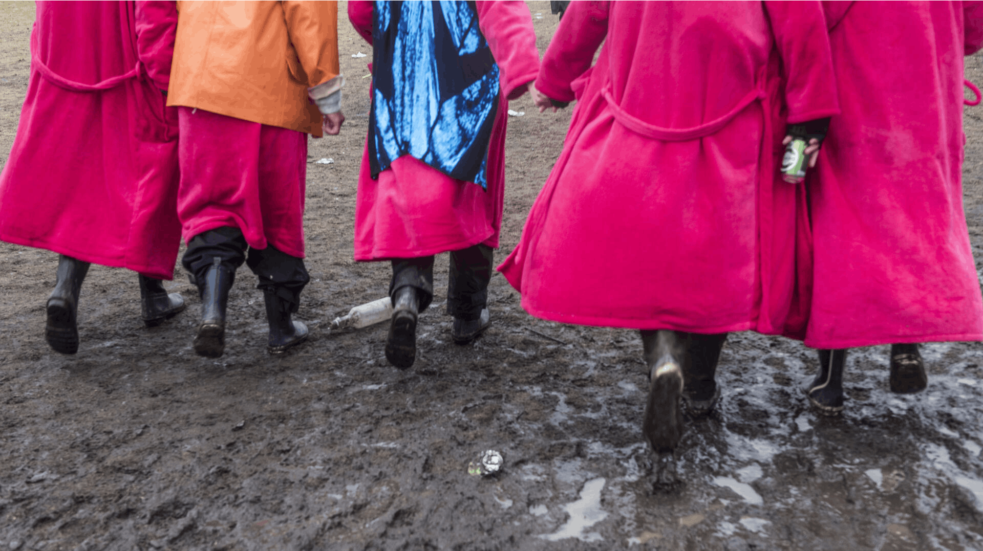 Sådan kan forholdene ende med at blive mandag på Roskilde Festivalen 2023. Her er vi heldigvis i 2017.