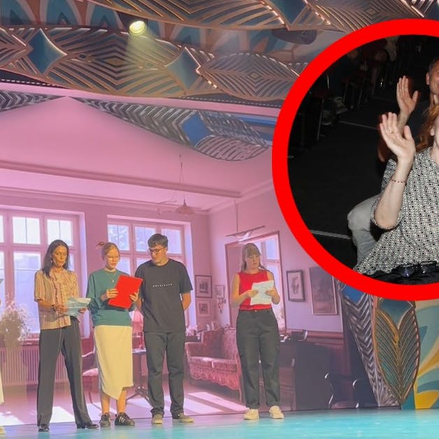 Bodil Jørgensen var meget begejstret for datterens optræden.