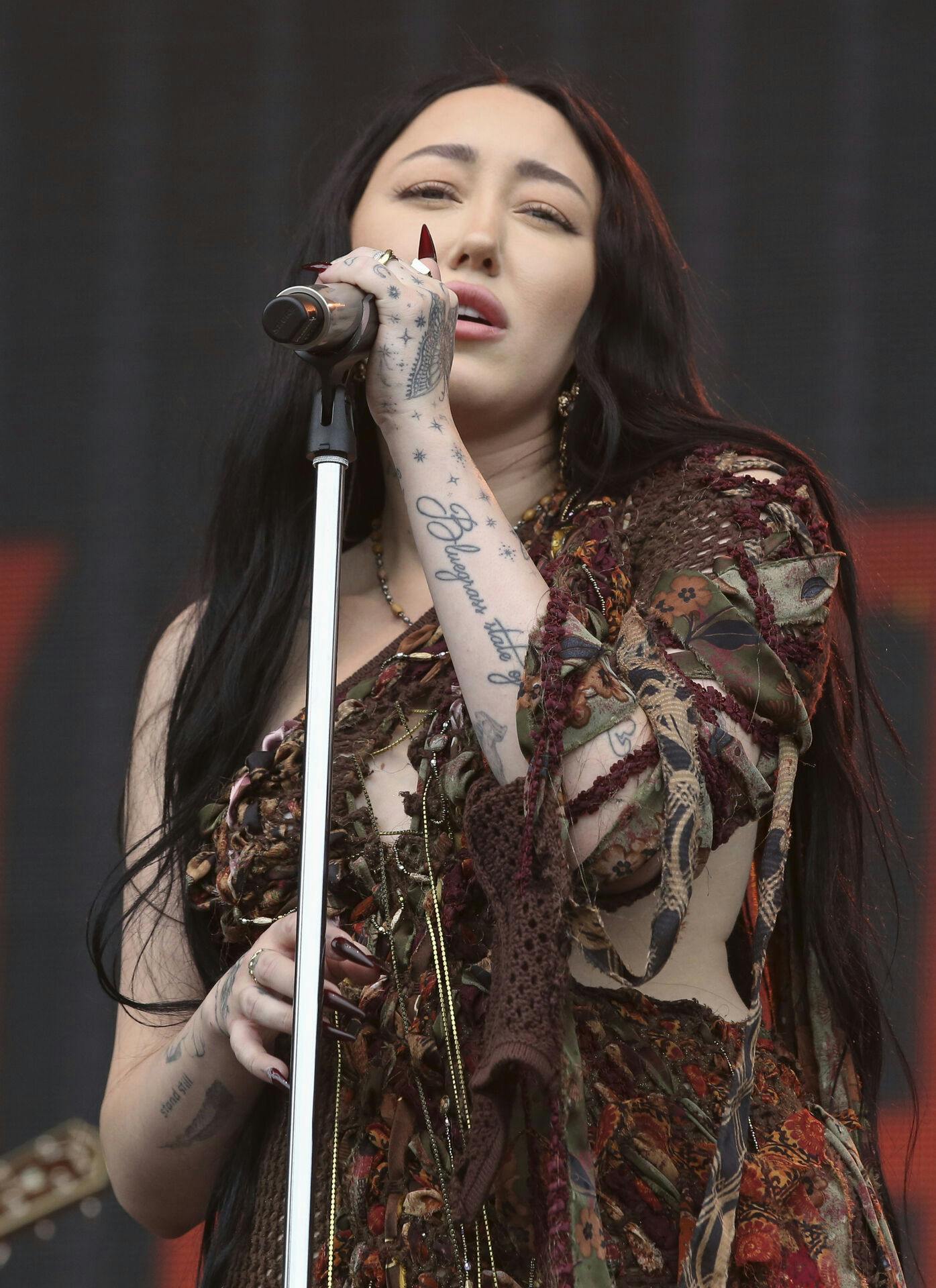 Noah Cyrus performs on day one of the Austin City Limits Music Festival's first weekend at Zilker Park on Friday, Oct. 7, 2022, in Austin, Texas. (Photo by Jack Plunkett/Invision/AP)