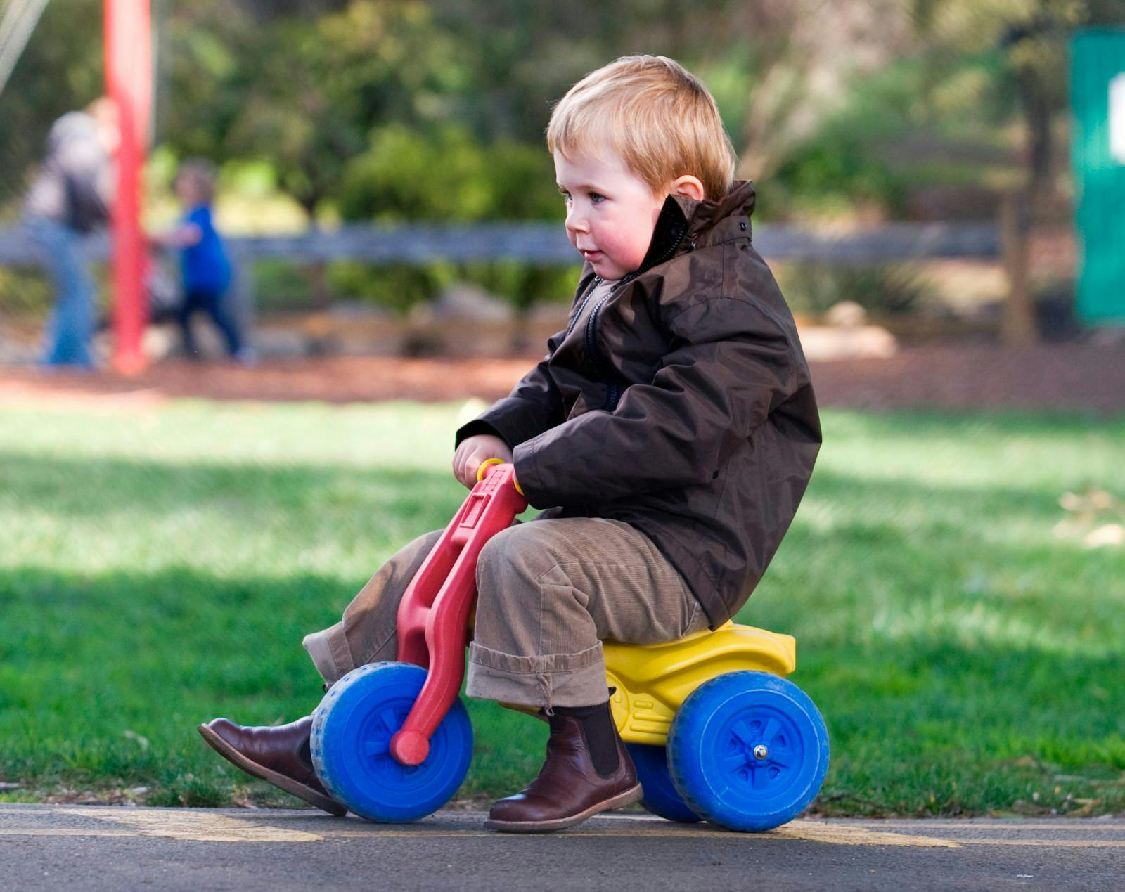 Allerede som helt ung viste prins Christian sit "køretalent".