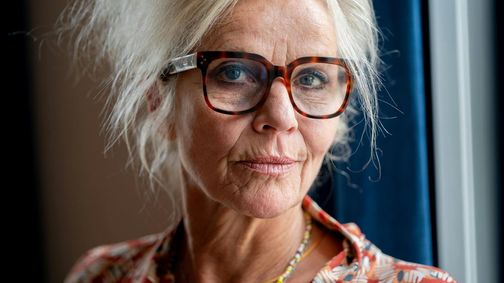 Benedikte Hansen på et TV2-pressemøde om femte sæson af Sygeplejeskolen, i Kanalhuset i København fredag den 23. september 2022. (Foto: Ida Marie Odgaard/Ritzau Scanpix)