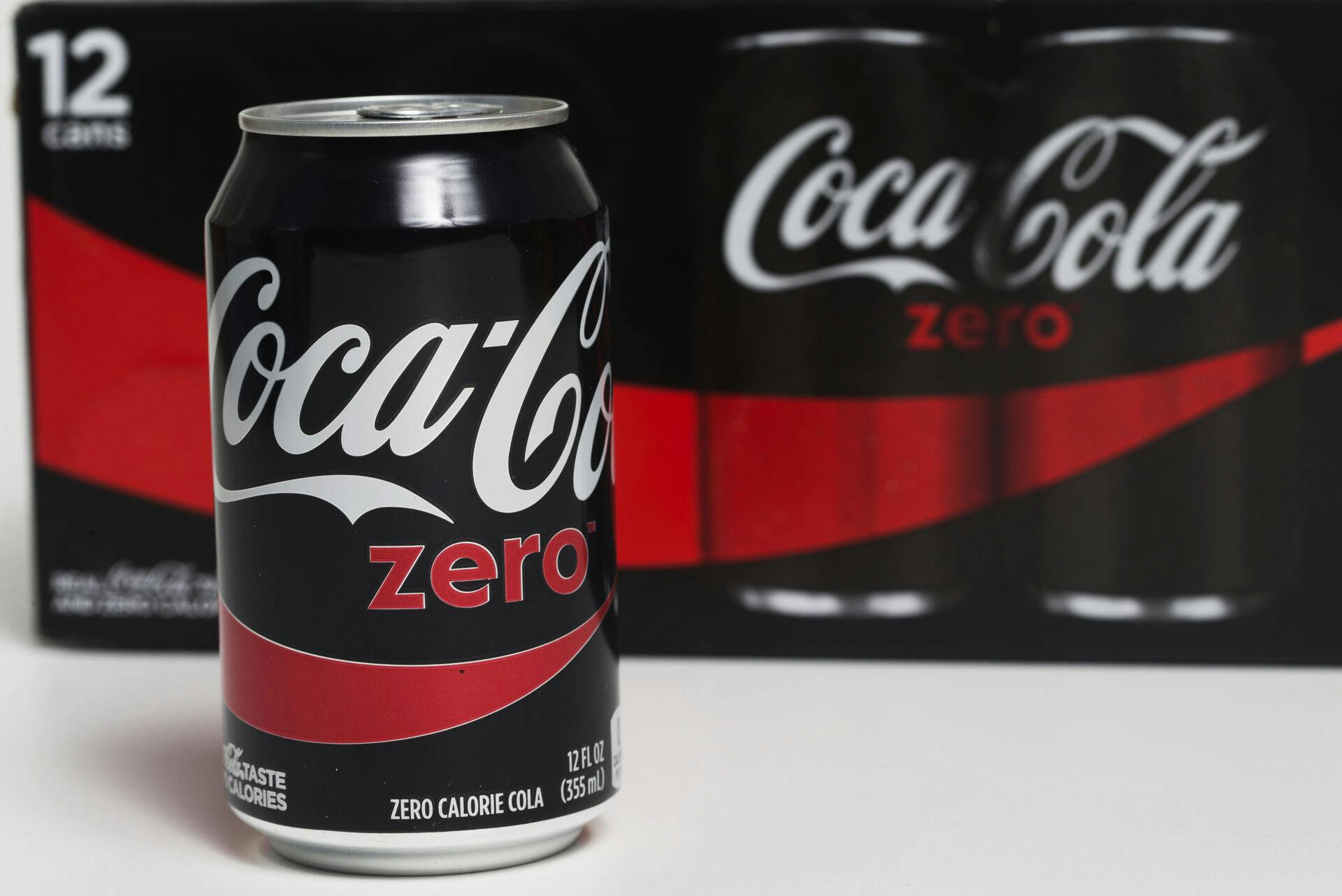 Aspartam findes blandt andet i Coca-Cola Zero. 