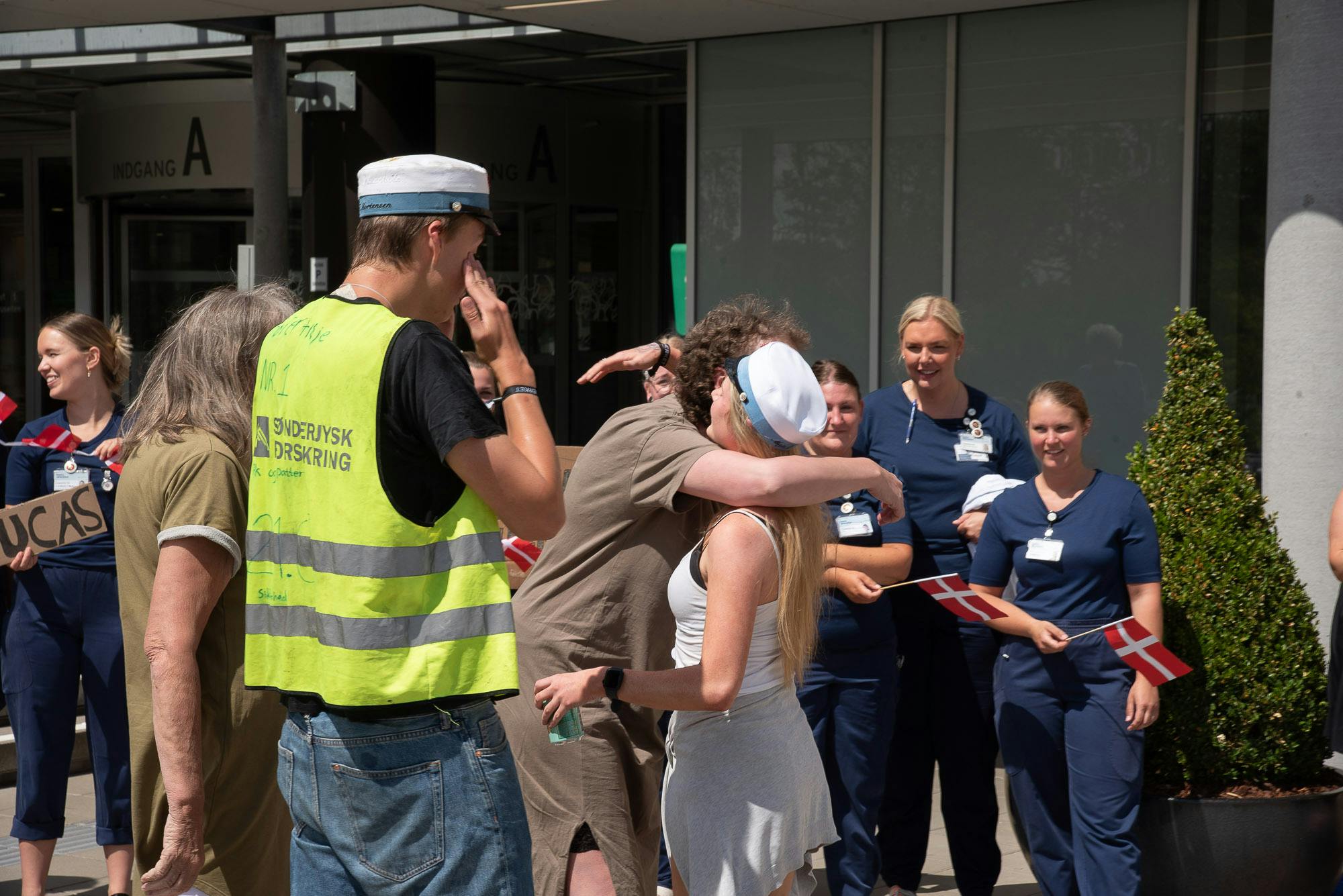 Det var svært at holde tårerne tilbage.