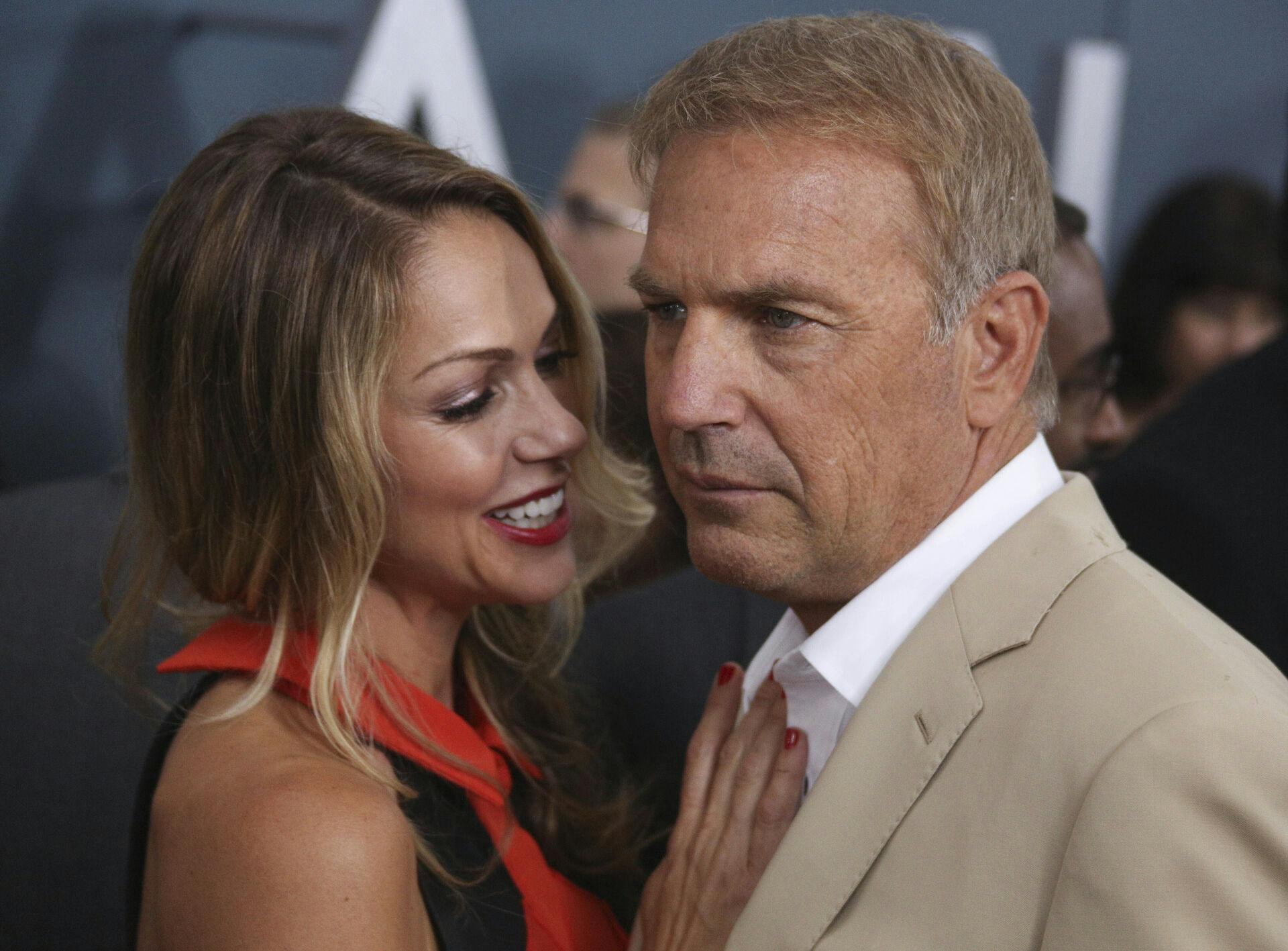 Photo by: NDZ/STAR MAX/IPx 2023 5/3/23 Kevin Costner's wife Christine Baumgartner files for divorce after 18 years of marriage. STAR MAX File Photo: 6/10/13 Actor Kevin Costner and wife Christine Baumgartner attend the "Man Of Steel" World Premiere at Alice Tully Hall at Lincoln Center on June 10, 2013 in New York City.