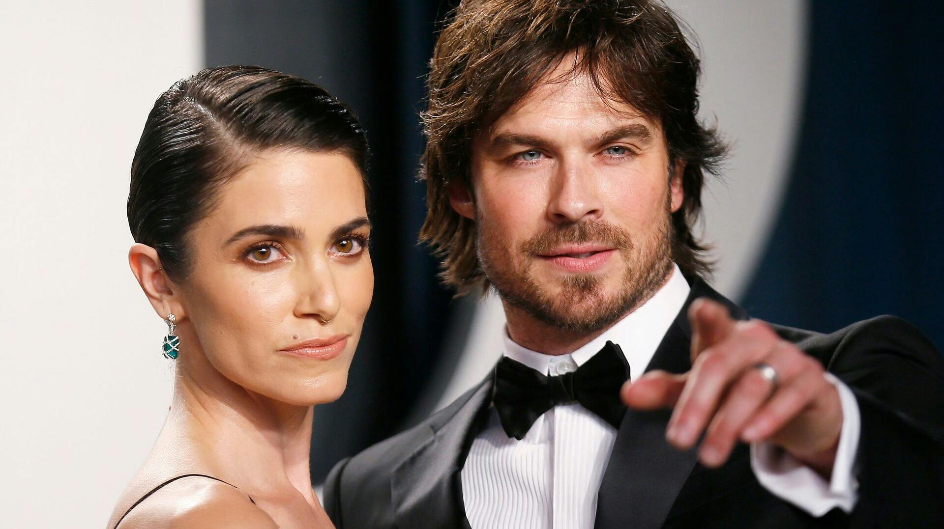 Nikki Reed and Ian Somerhalder attend the Vanity Fair Oscar party in Beverly Hills during the 92nd Academy Awards, in Los Angeles, California, U.S., February 9, 2020. REUTERS/Danny Moloshok