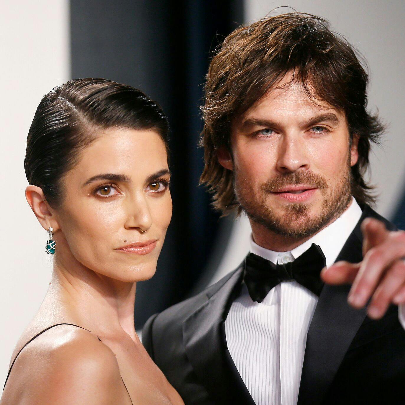 Nikki Reed and Ian Somerhalder attend the Vanity Fair Oscar party in Beverly Hills during the 92nd Academy Awards, in Los Angeles, California, U.S., February 9, 2020. REUTERS/Danny Moloshok