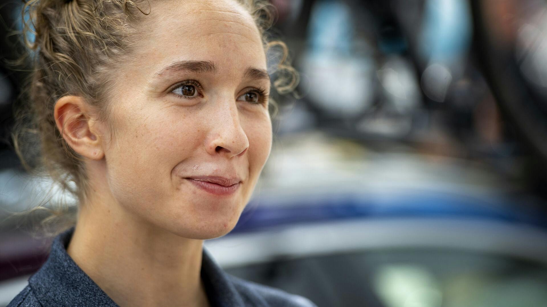 Danske Cecilie Uttrup Ludwig (FDJ), der har ambitioner i klassementet, blev nummer tre på først etape i Tour of Scandinavia.