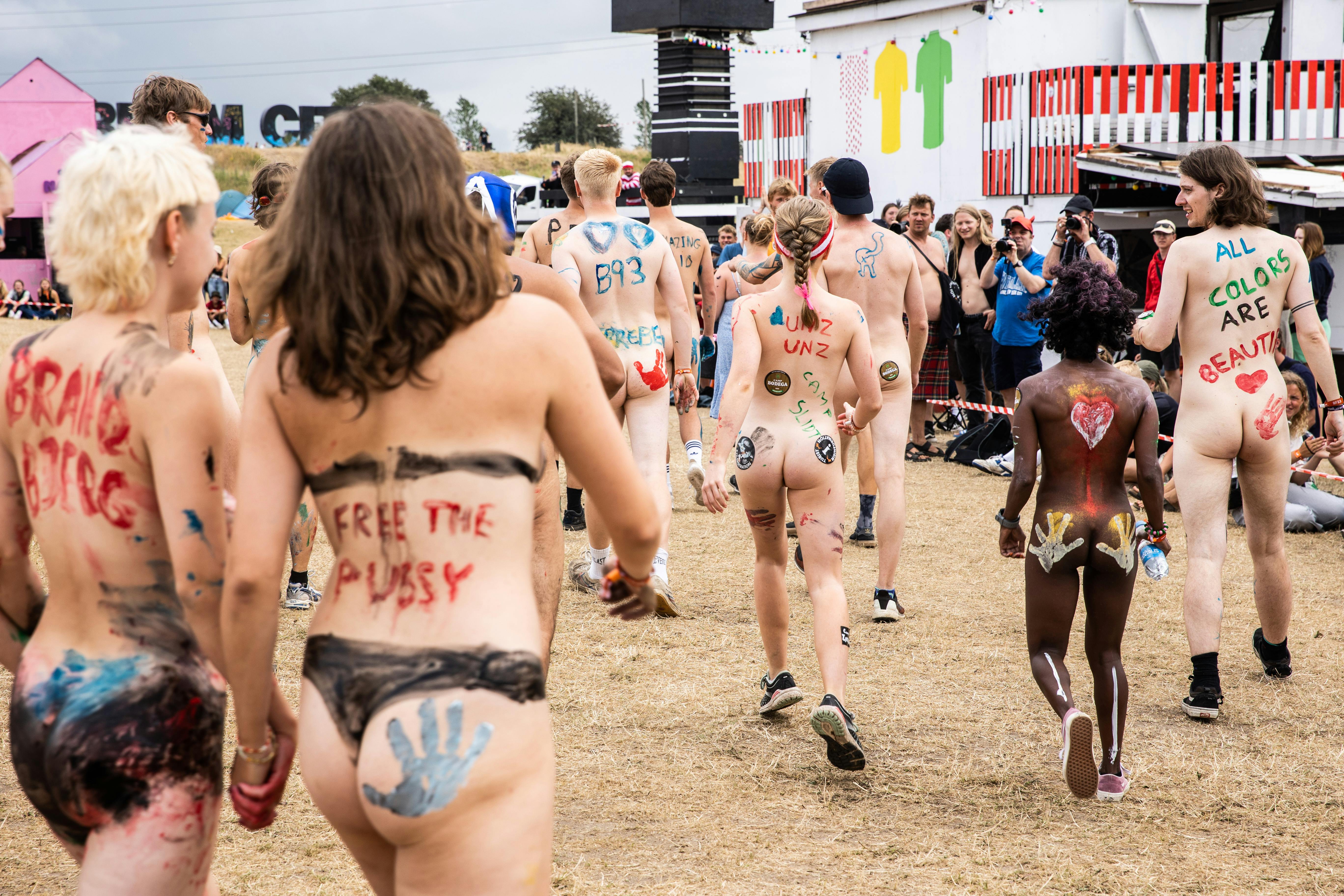 Nøgenløb på Roskilde Festival