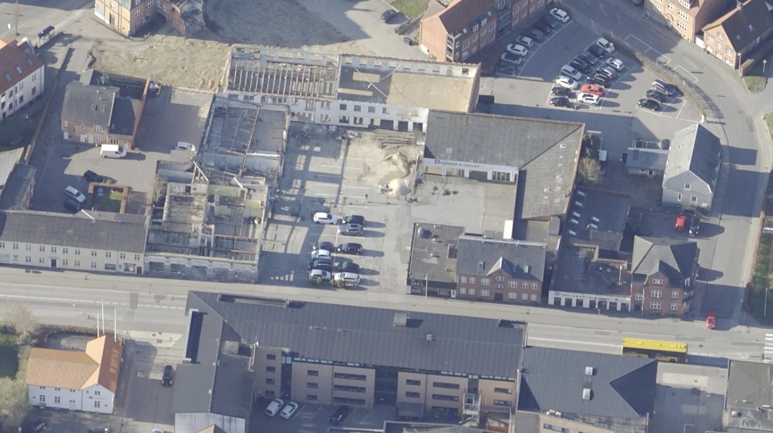 Det er her på Vesterbrogade 7 i Viborg, at Bach Gruppen mangler byggetilladelse.