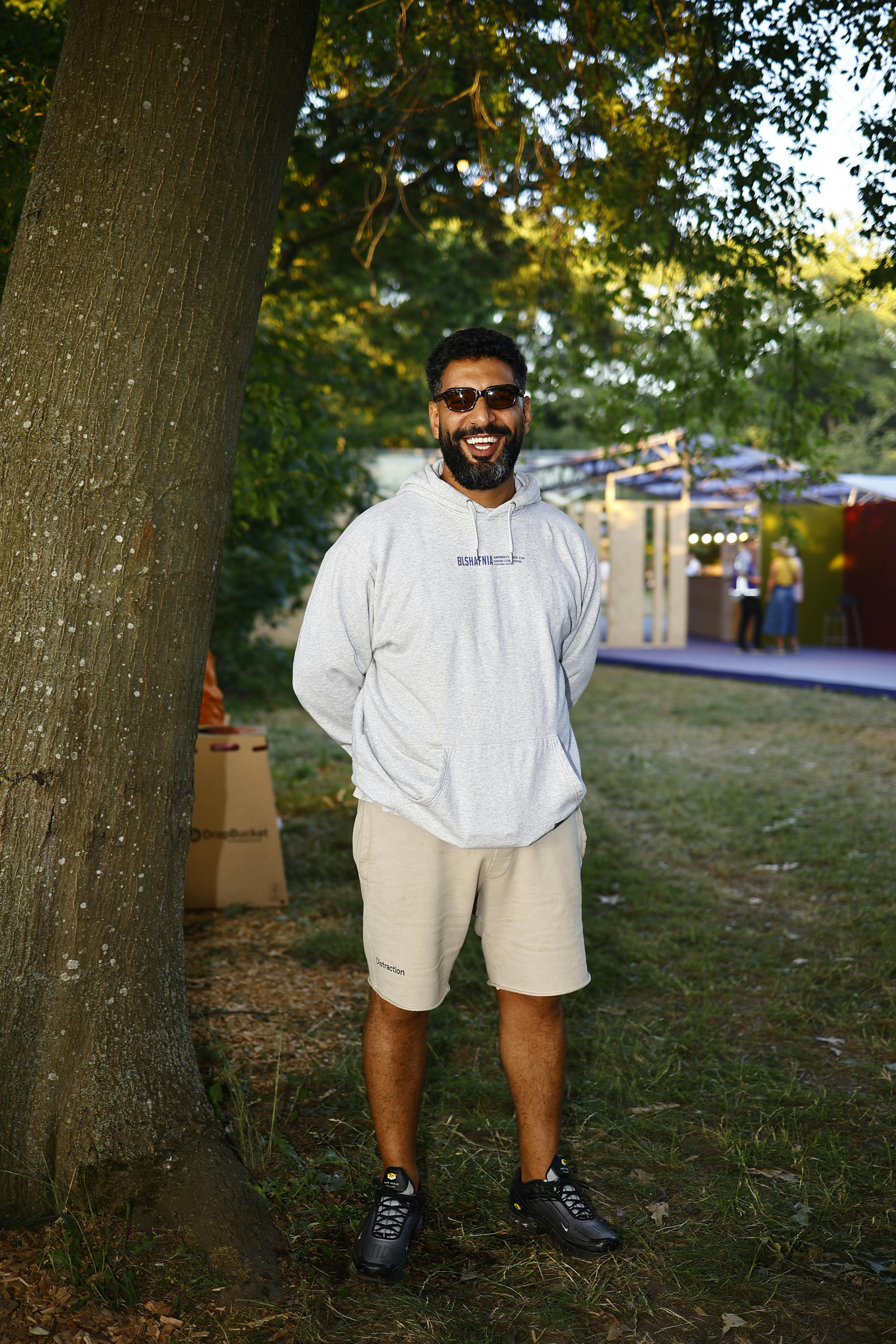 Dulfi Al-Jabouri i strålende humør til Danmarks p.t. største fest.