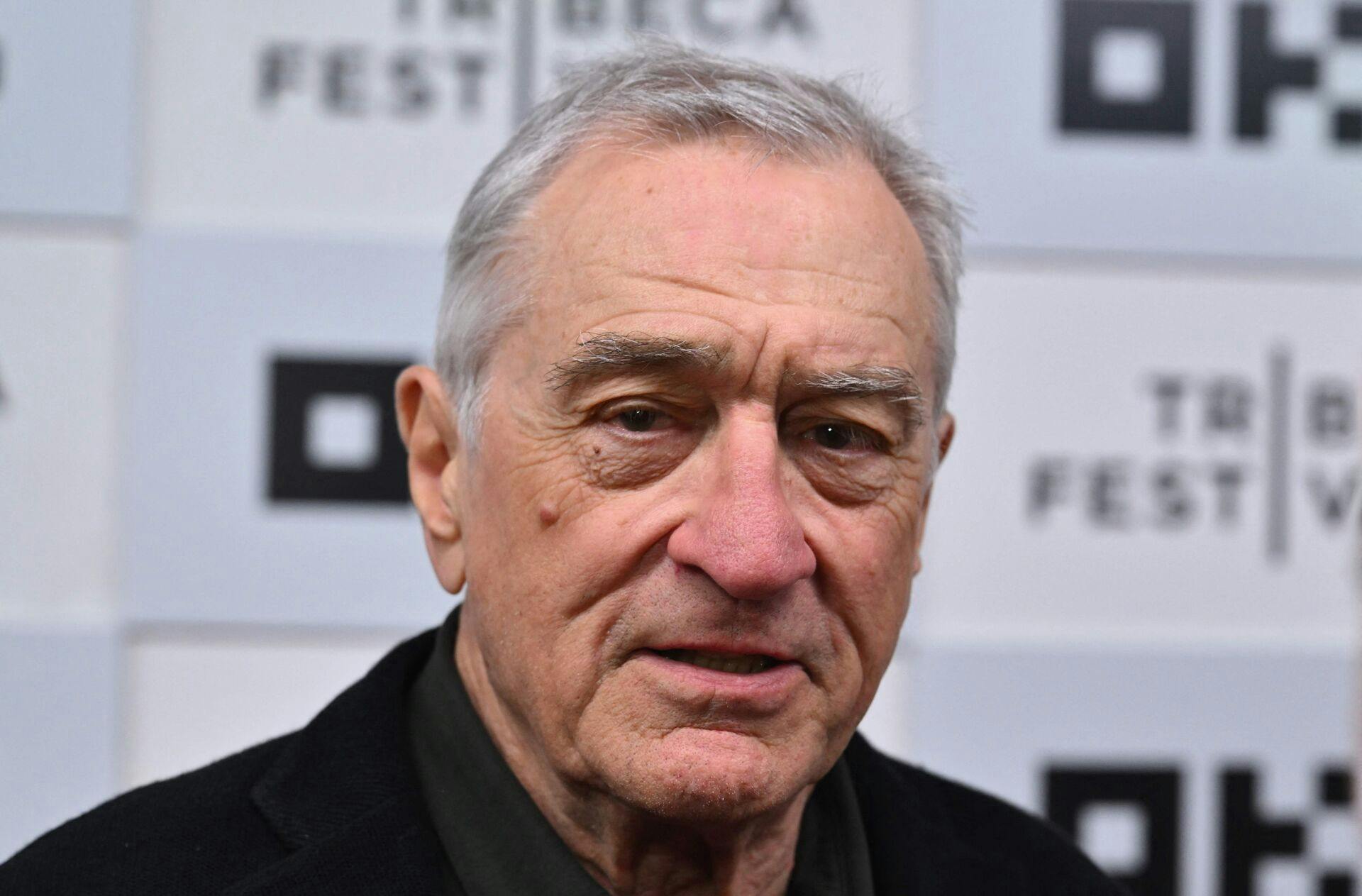 US actor Robert De Niro arrives to the screening of "Kiss the Future" during the opening night of the Tribeca Film Festival at OKX Theater in New York City on June 7, 2023. (Photo by ANGELA WEISS / AFP)