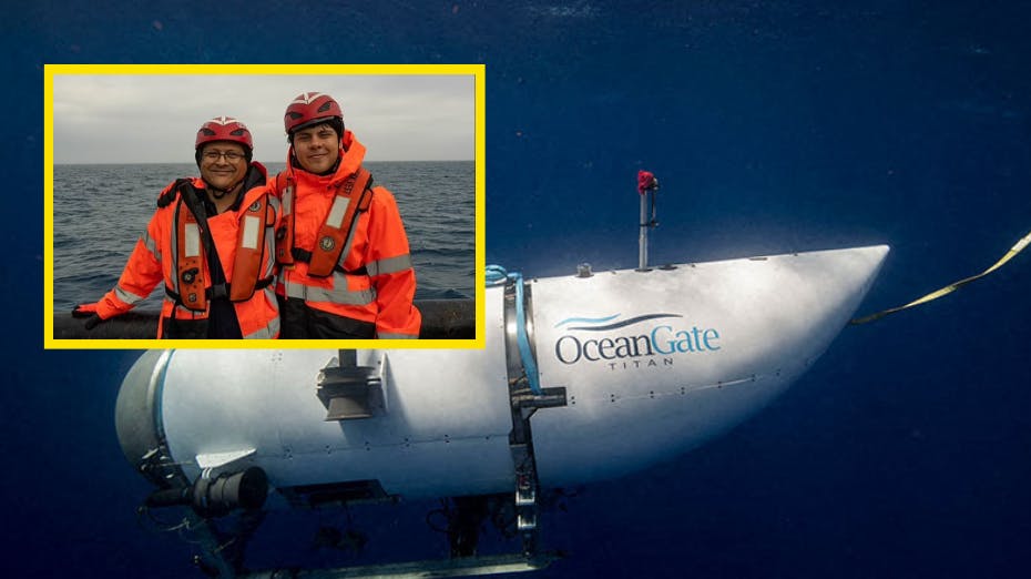 Shahzada og Suleman Dawood omkom begge i Titan-ubåden. 