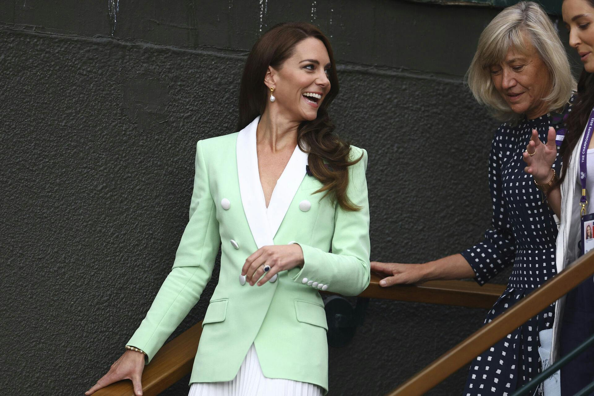 Prinsesse Kate strålede, da hun kiggede forbi Wimbledon.