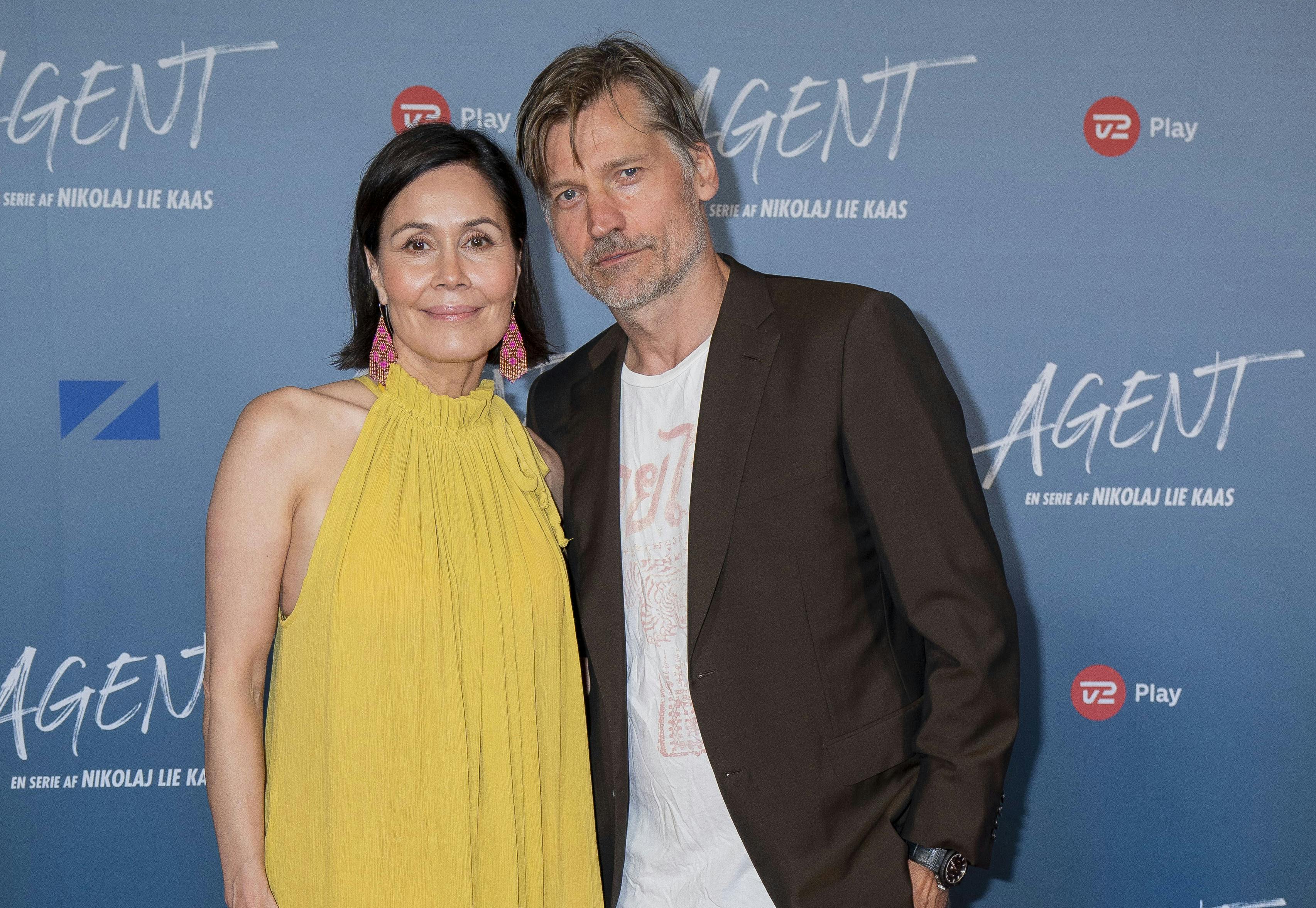 Nikolaj Coster-Waldau var forleden til premiere på "Agent" med sin hustru Nukâka.