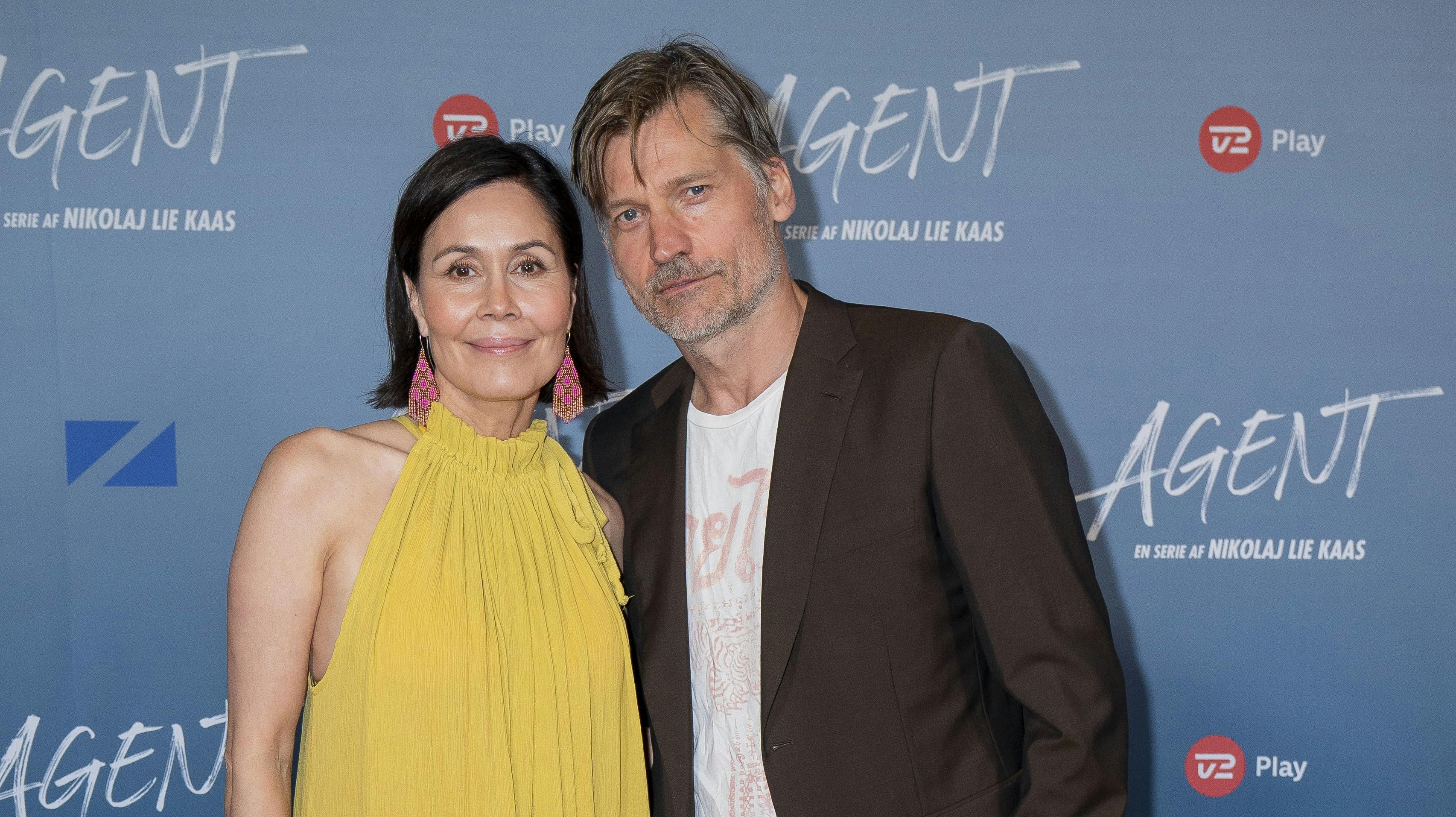 Nikolaj Coster-Waldau var forleden til premiere på "Agent" med sin hustru Nukâka.