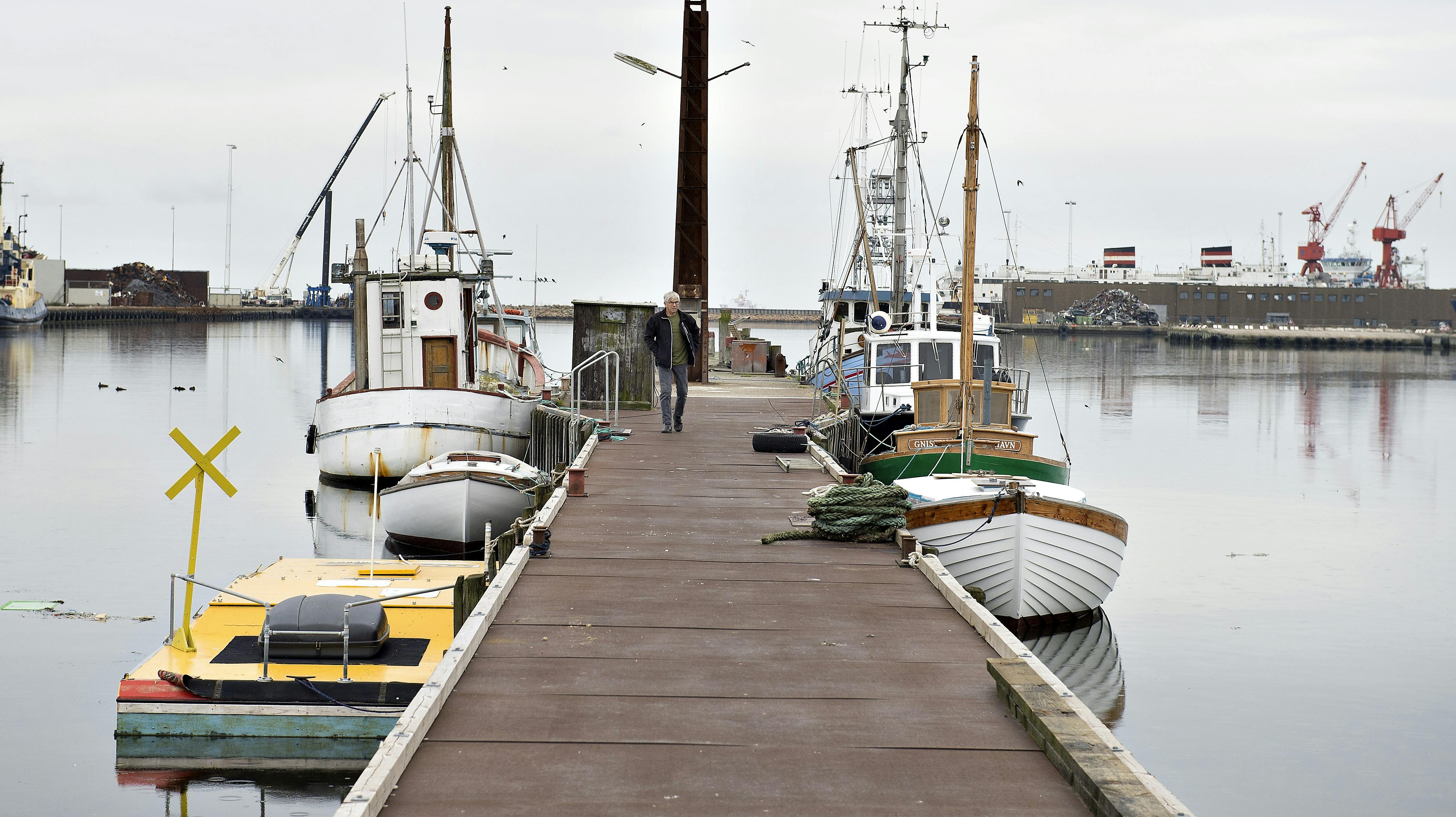 KD: Frederikshavn , gamle havn , miljø m.m.. Her historisk bedding