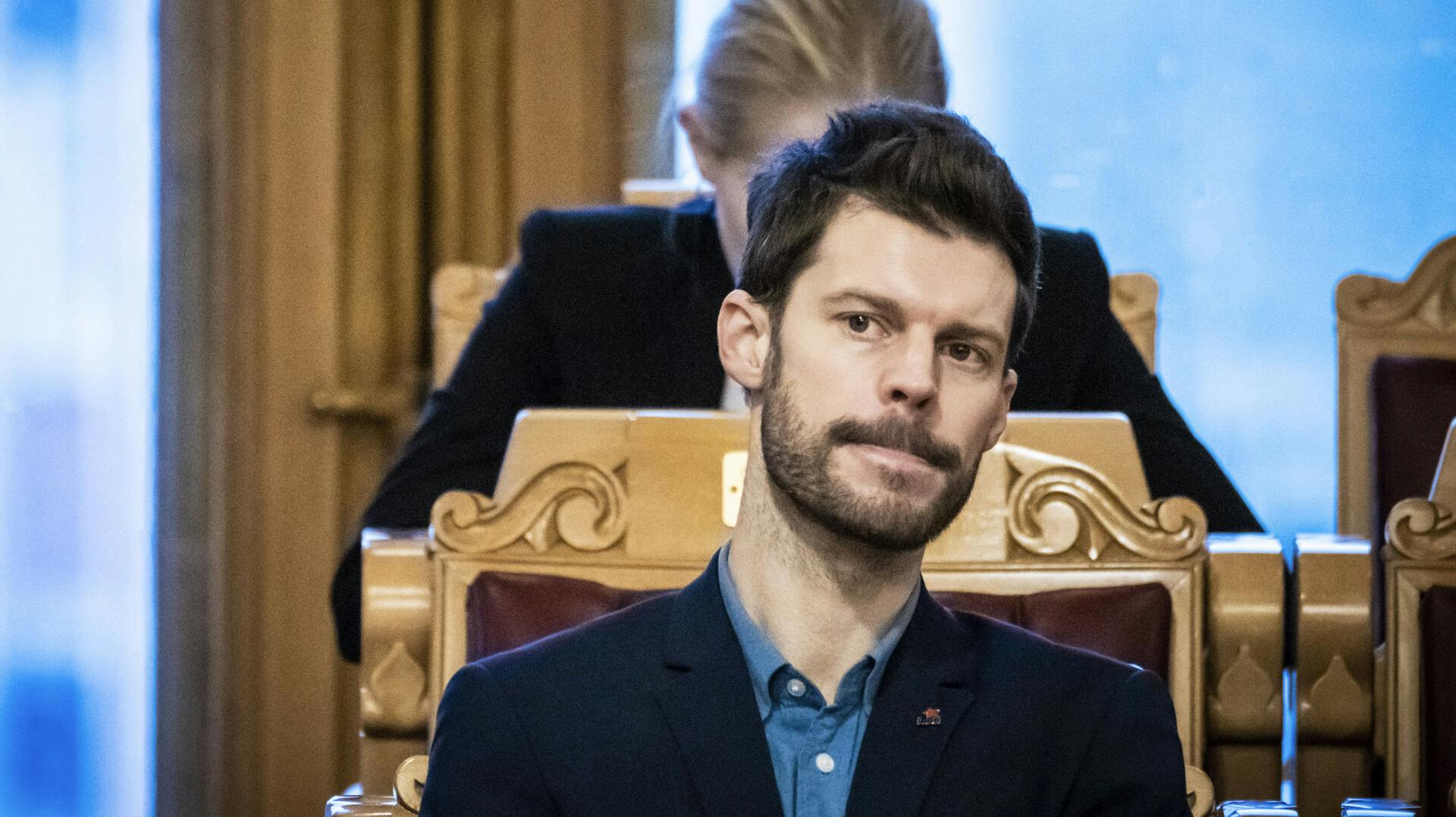 Oslo 20230118. Rødt-leder Bjørnar Moxnes under den muntlige spørretimen i Stortinget onsdag. Foto: Ole Berg-Rusten / NTB