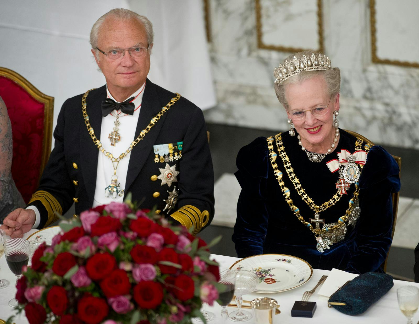 Kong Carl Gustav og dronning Margrethe