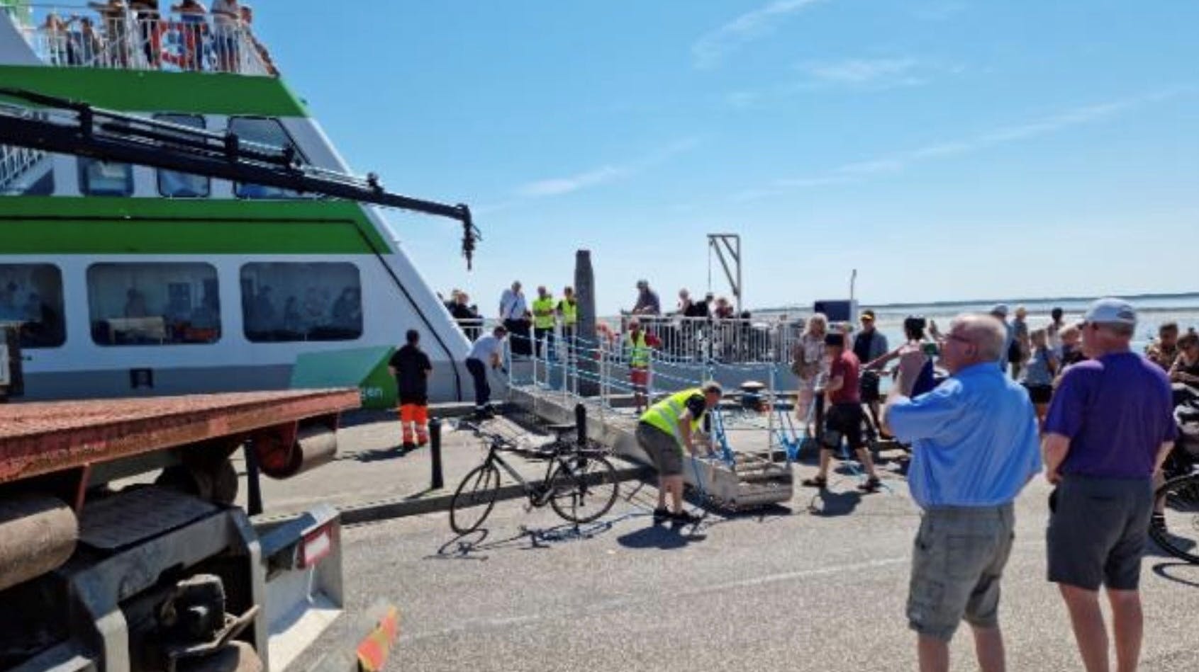 Der er kaos på strækningen mellem Esbjerg og Fanø lørdag 
