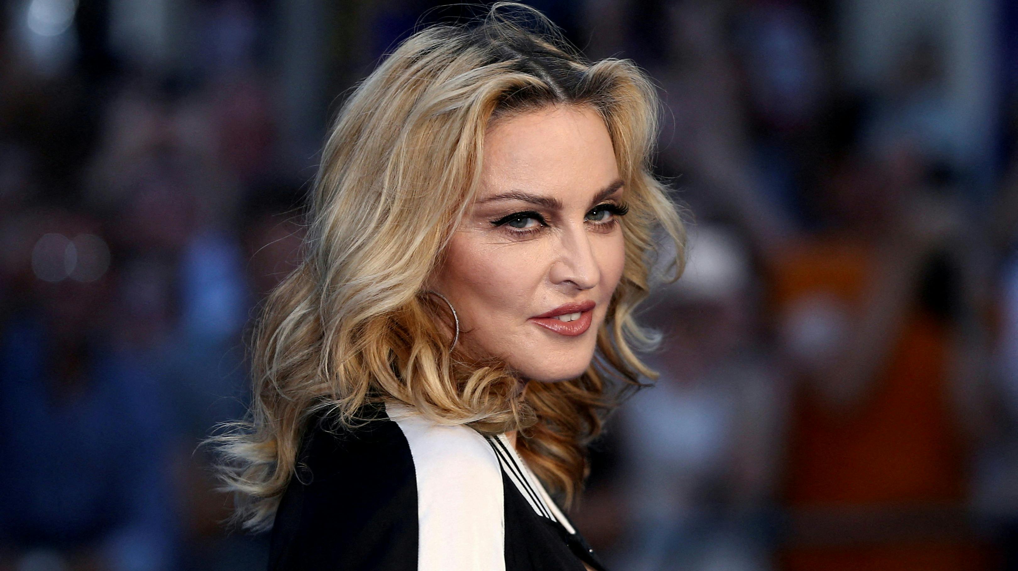 FILE PHOTO: U.S. singer Madonna attends the world premiere of 'The Beatles: Eight Days a Week – The Touring Years' in London, Britain September 15, 2016. REUTERS/Neil Hall/File Photo