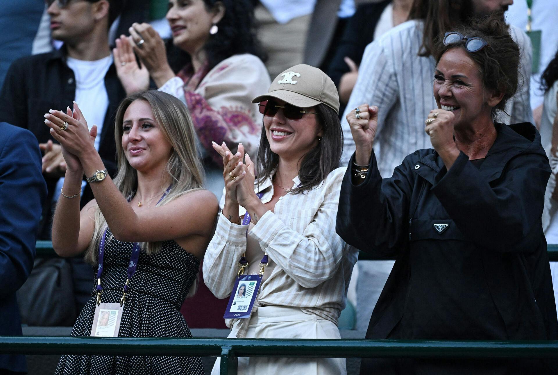 Dette syn har mødt Holger Rune langt størstedelen af tiden, når Holger Rune har kigget op i sin boks under Wimbledon-kampene.&nbsp;