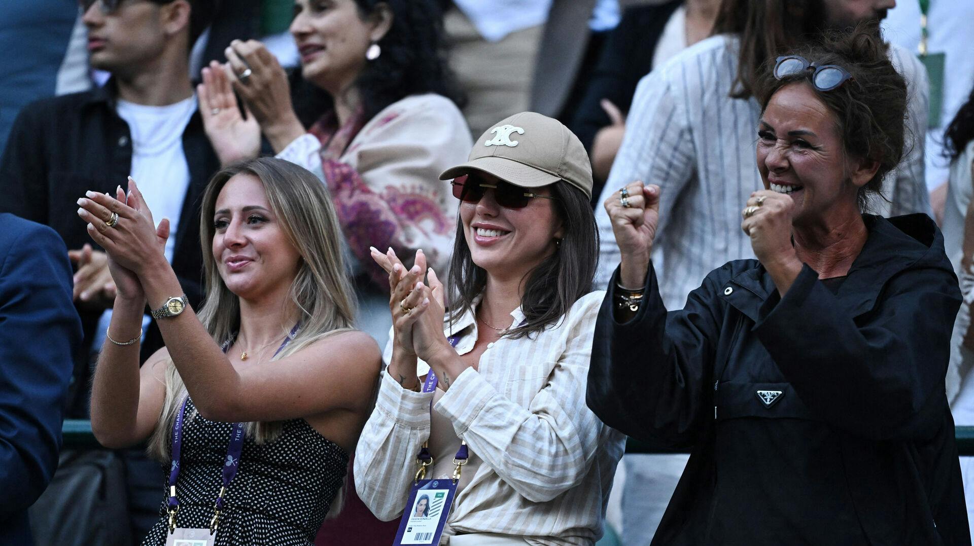 Dette syn har mødt Holger Rune langt størstedelen af tiden, når Holger Rune har kigget op i sin boks under Wimbledon-kampene. 