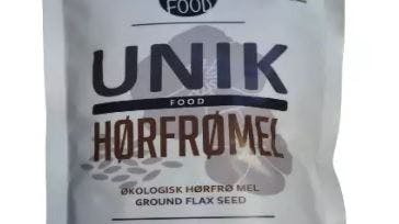 UNIKFOOD tilbagekalder DIET FOOD hørfrø mel, da der er konstateret for højt indhold af blåsyre i produktet.