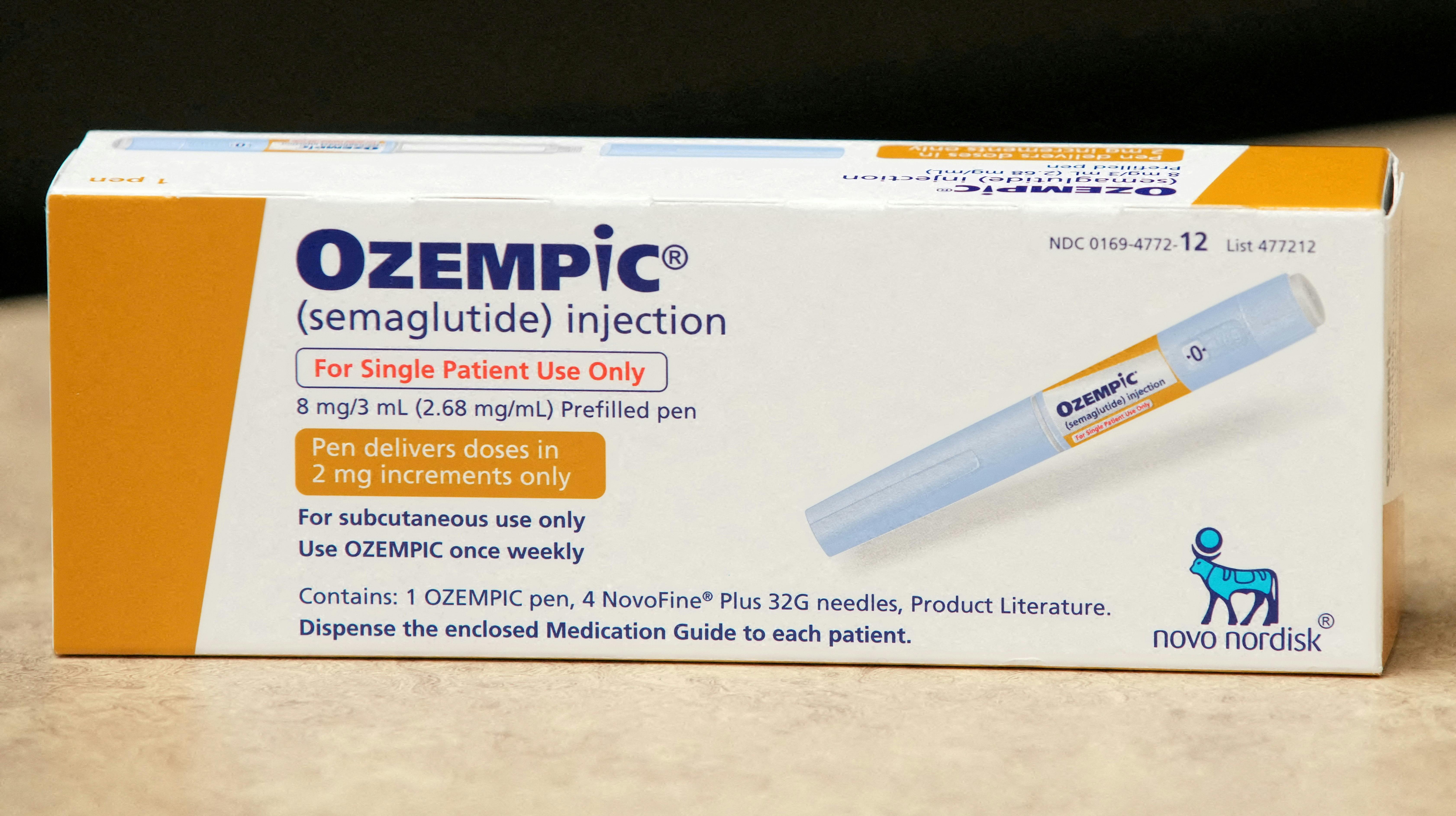 Efterspørgslen på Ozempic er steget. Nu melder Novo Nordisk om forsyningsproblemer flere steder i verden. (Arkivfoto).