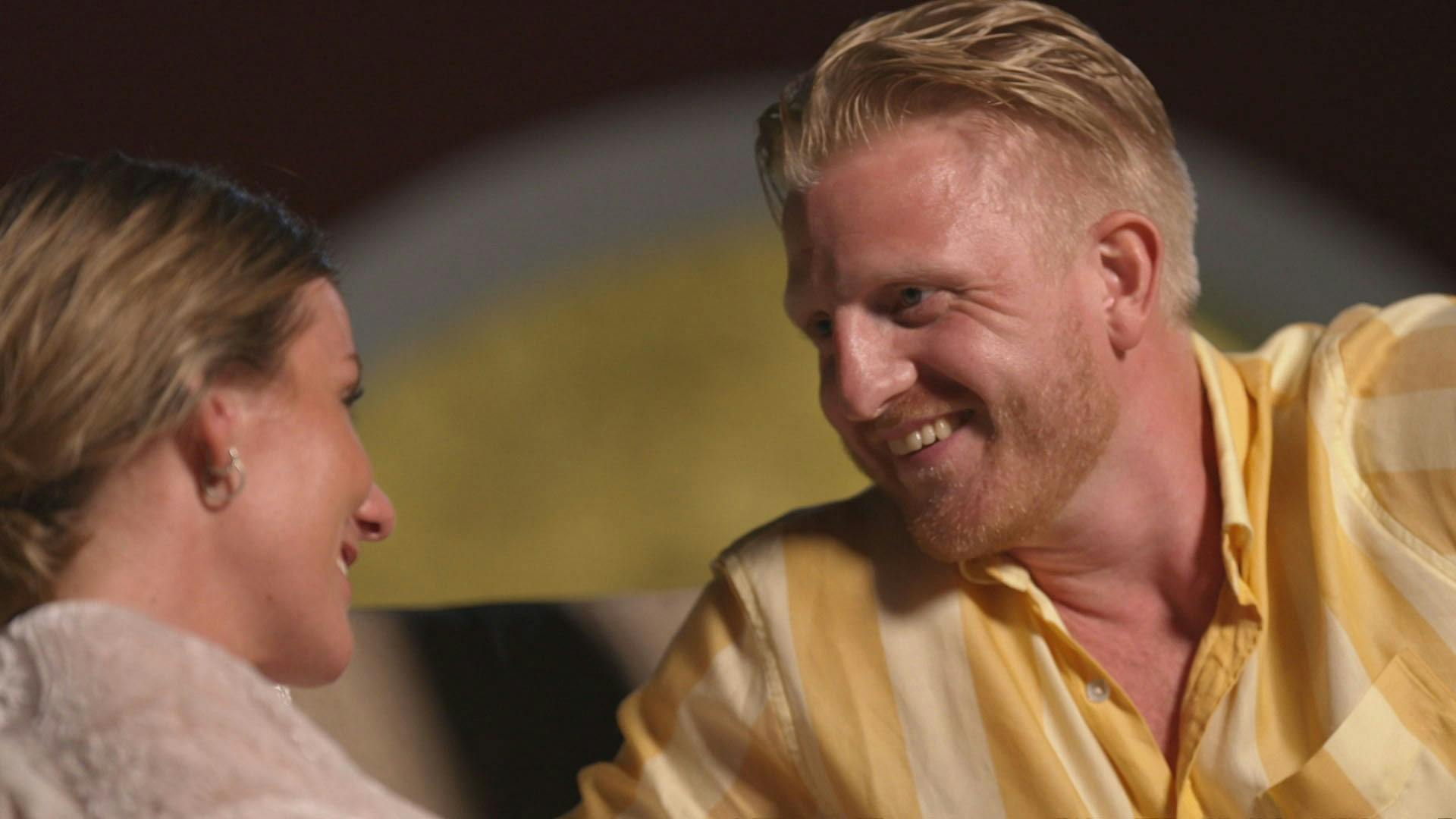 Morten tjekkede ind en anelse senere end de andre "Bachelorette"-fyre og har helt fra begyndelsen haft et godt øje til Mette.