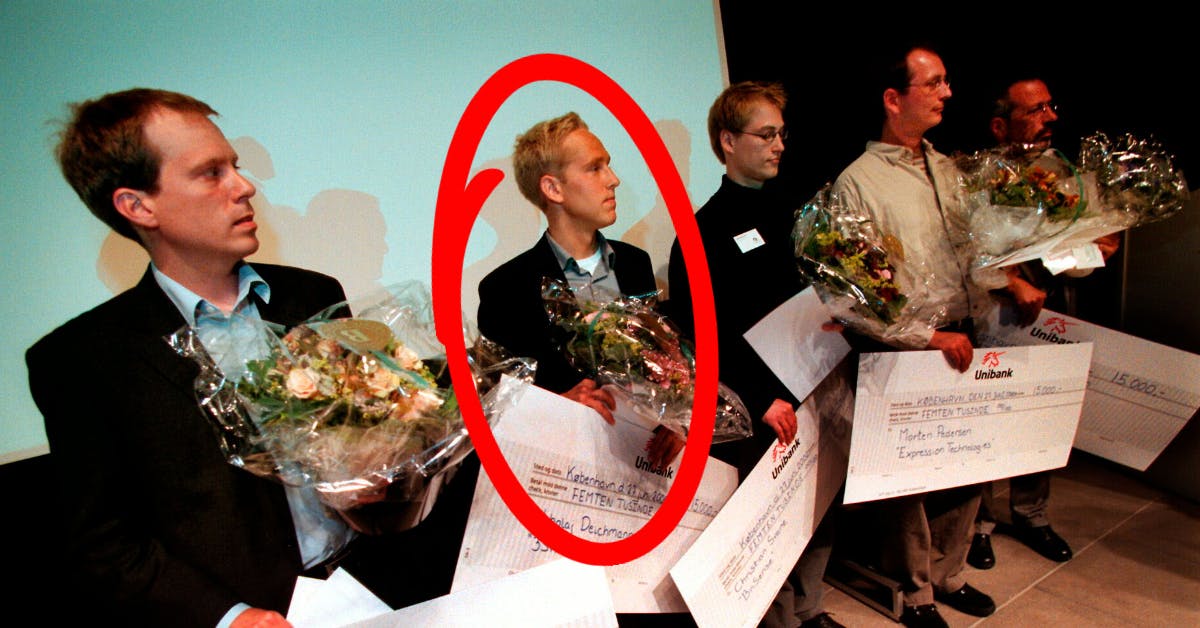 Der findes ingen nyere billeder af Nikolaj Deichmann, så vi må nøjes med dette fra år 2000.