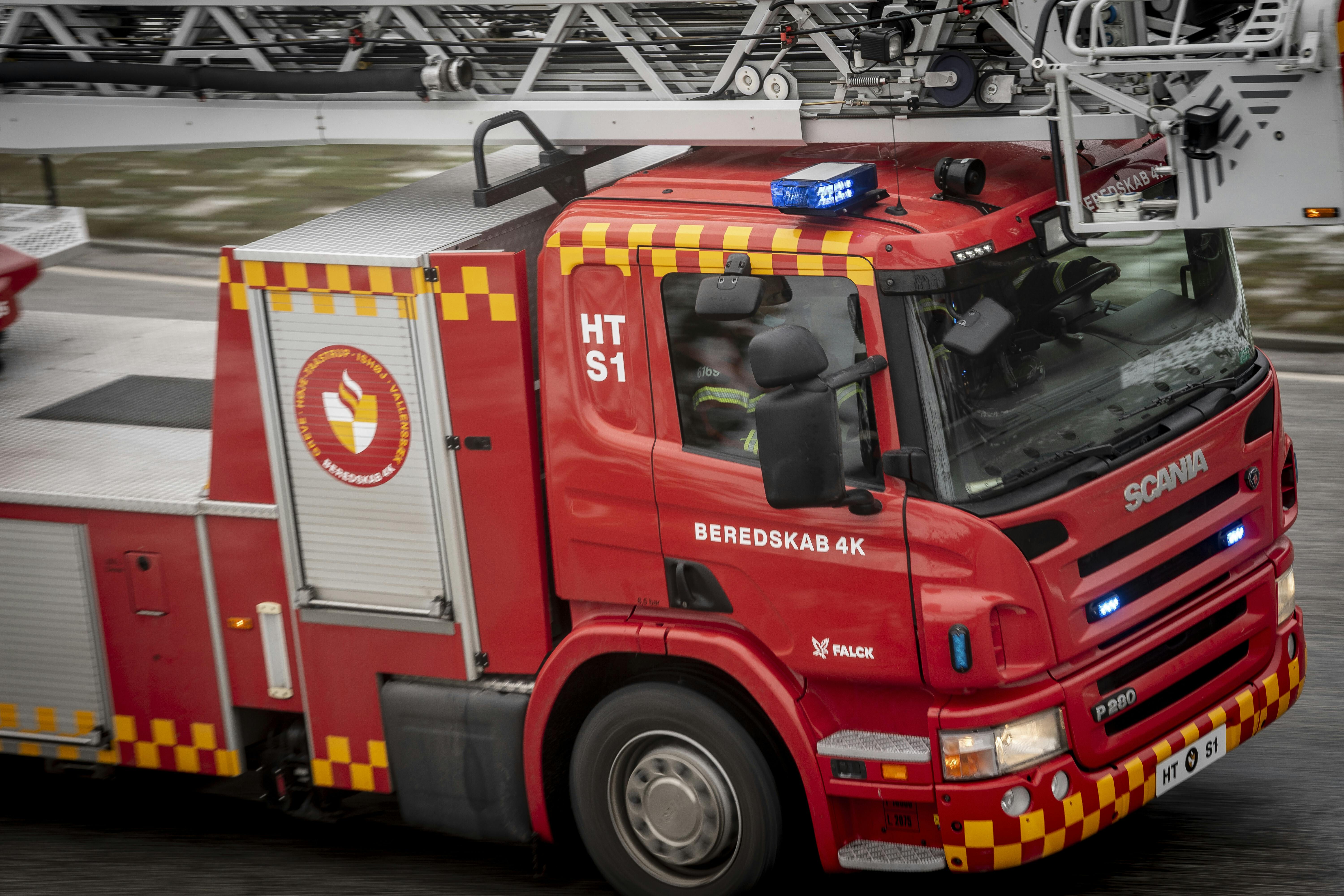 Brandvæsnet og ambulancer blev hurtigt sendt til Ørnevej i Store-Merløse&nbsp;