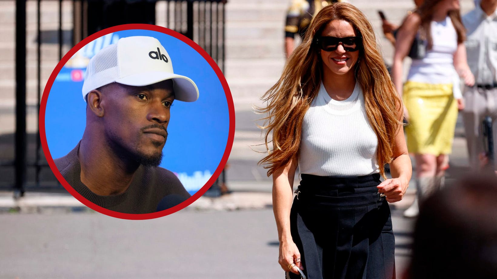 Shakria og Jimmy Butler bliver nu kædet sammen.