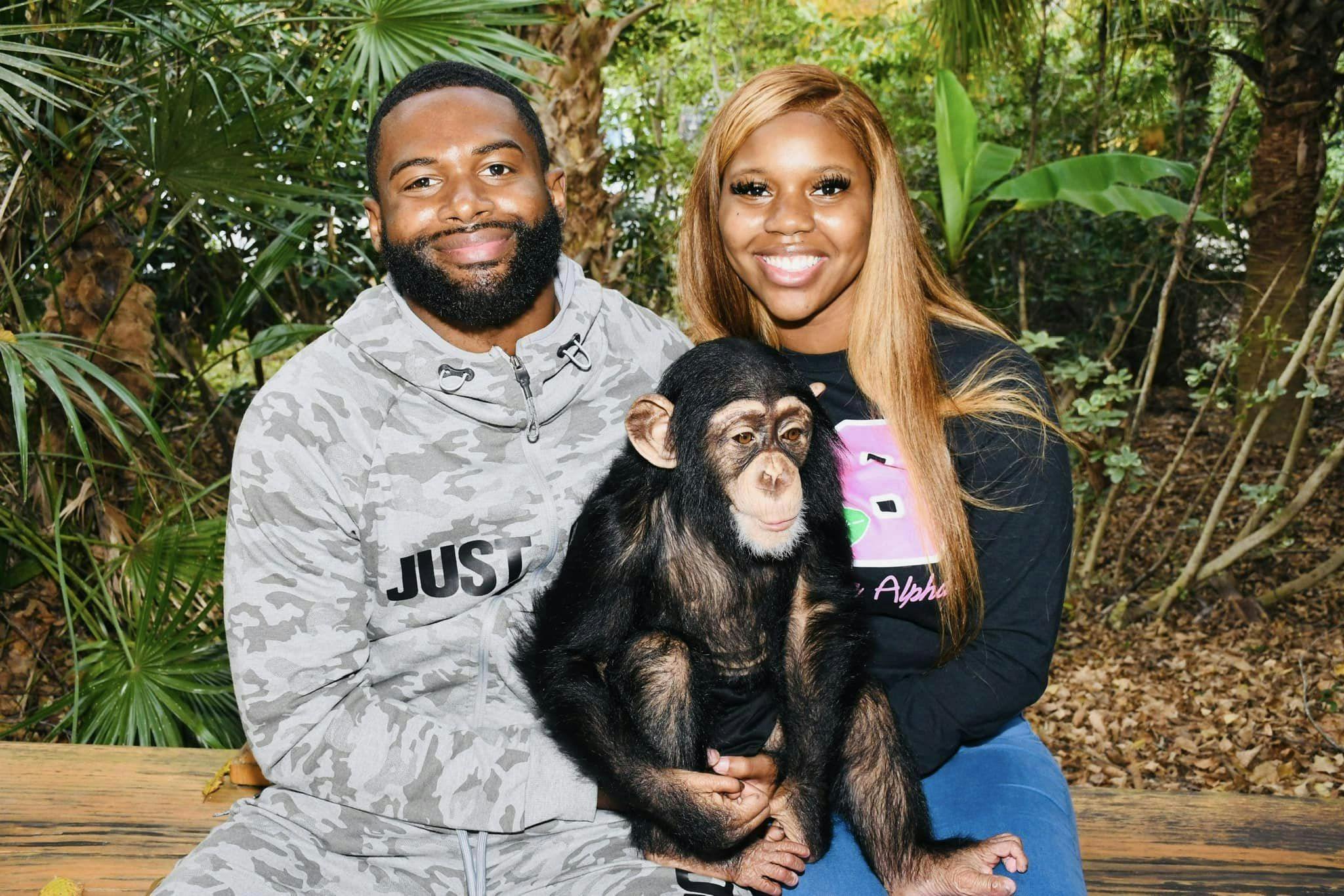 Carlethia “Carlee” Nichole Russell sammen med kæresten Thomar Simmons. 