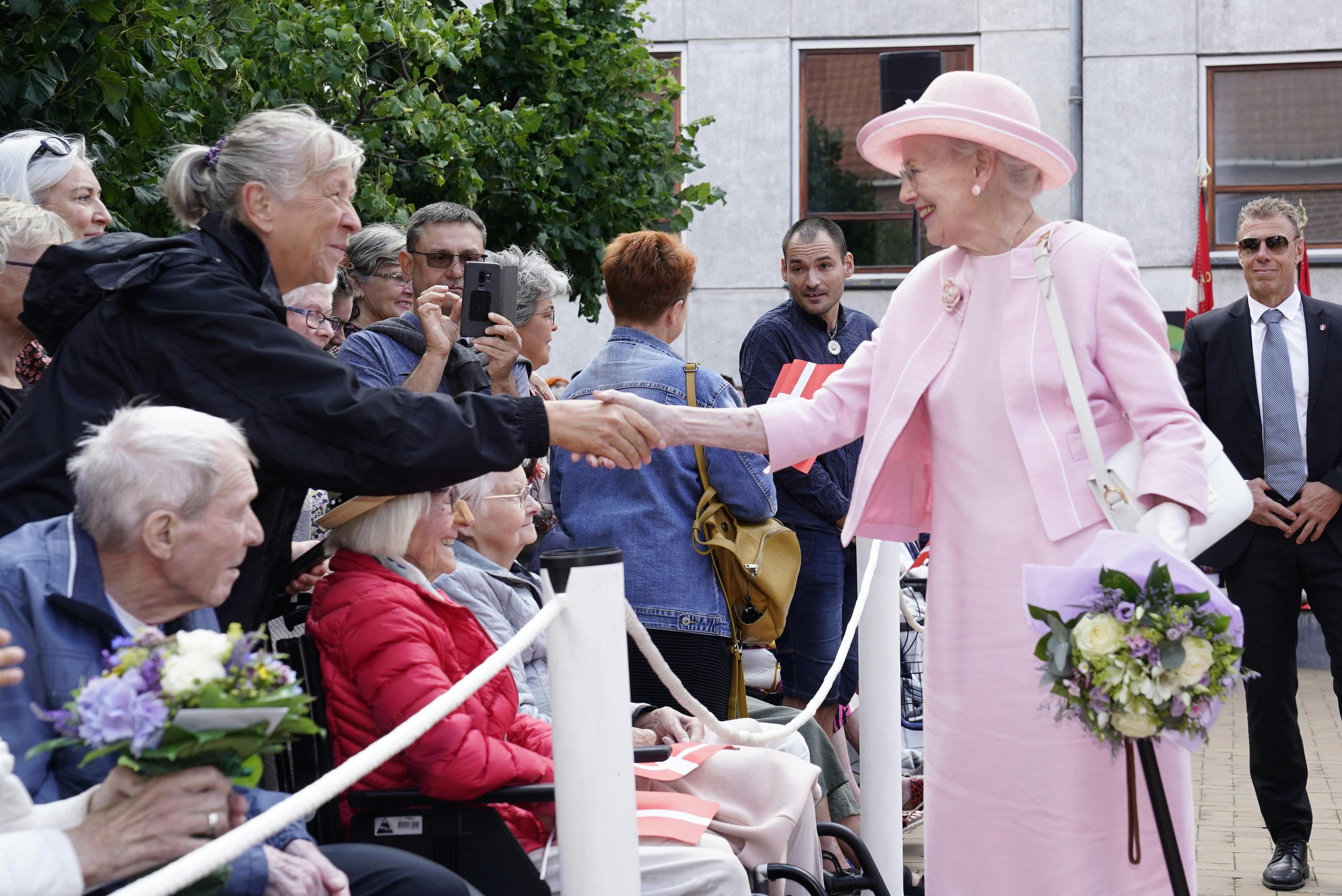 Dronning Margrethe gæster i dag, tirsdag den 18. juli, Gråsten.
