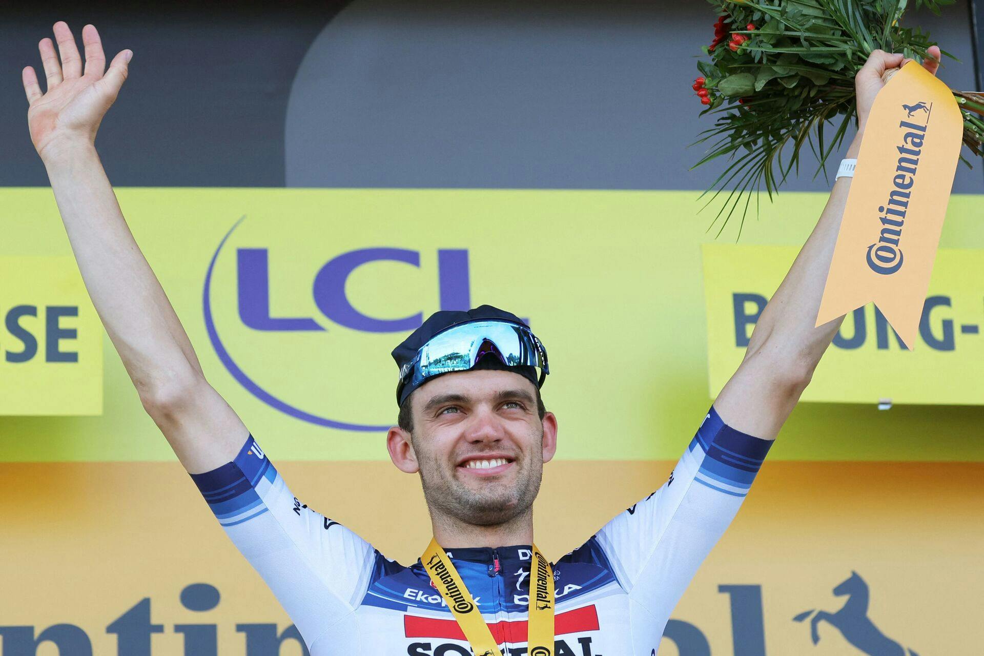 Kasper Asgreen vandt torsdag sin første Tour de France-etape. En sejr, der kom efter et besøg fra kæresten.&nbsp;