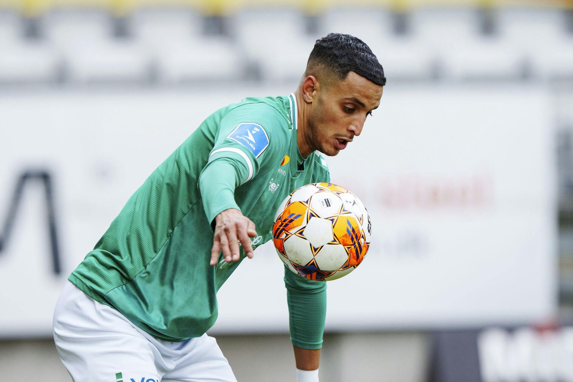 Viborgs Elias Achouri under superligakampen mellem Viborg FF og FC Nordsjælland i Viborg søndag den 12. marts 2023. (Foto: Bo Amstrup/Ritzau Scanpix)