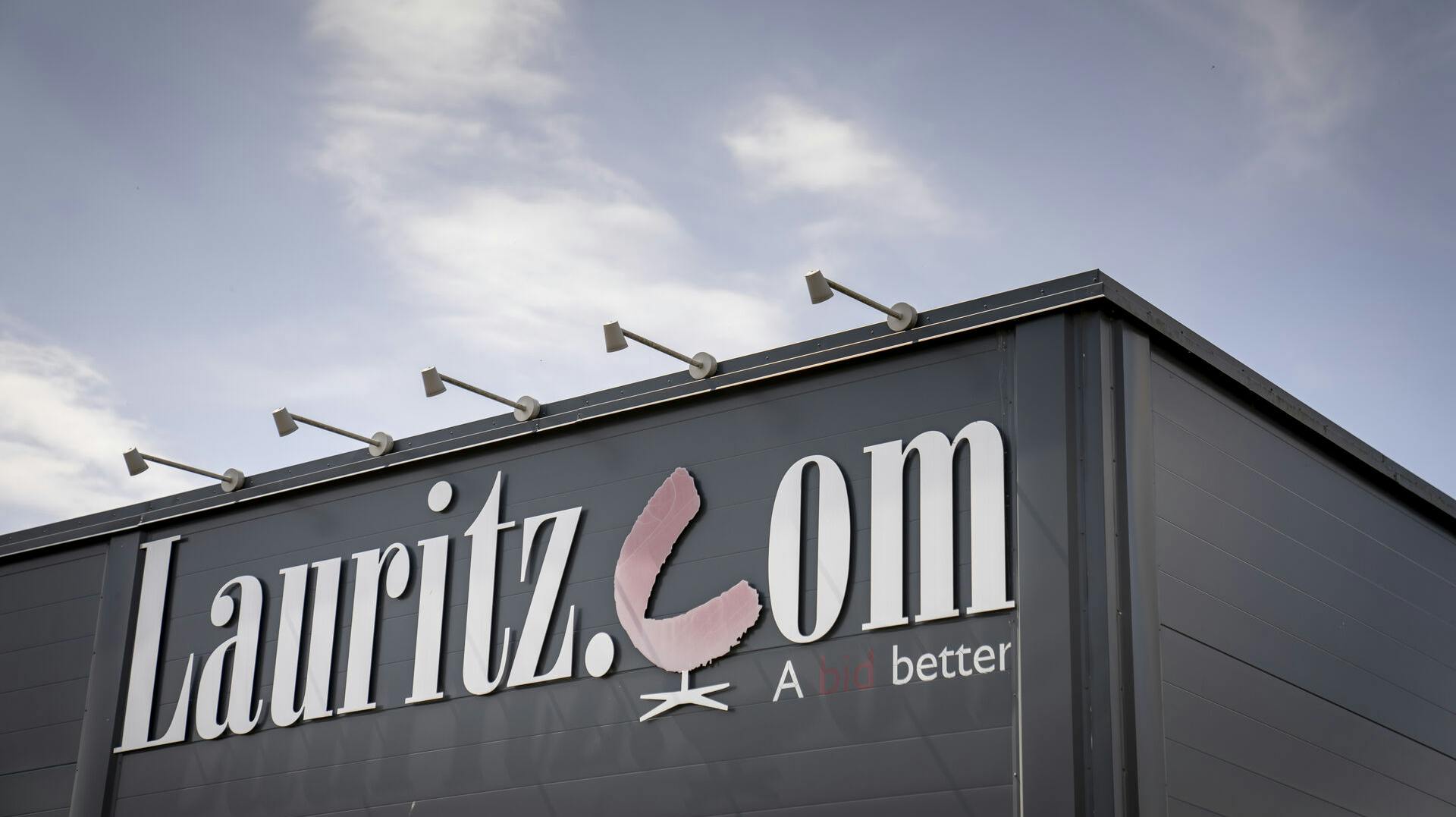 Lauritz.com Næstved fredag den 7. juli 2023. Auktionshuset har valgt at lukke deres afdeling i Næstved for at sikre selskabets drift.. (Foto: Mads Claus Rasmussen/Ritzau Scanpix)