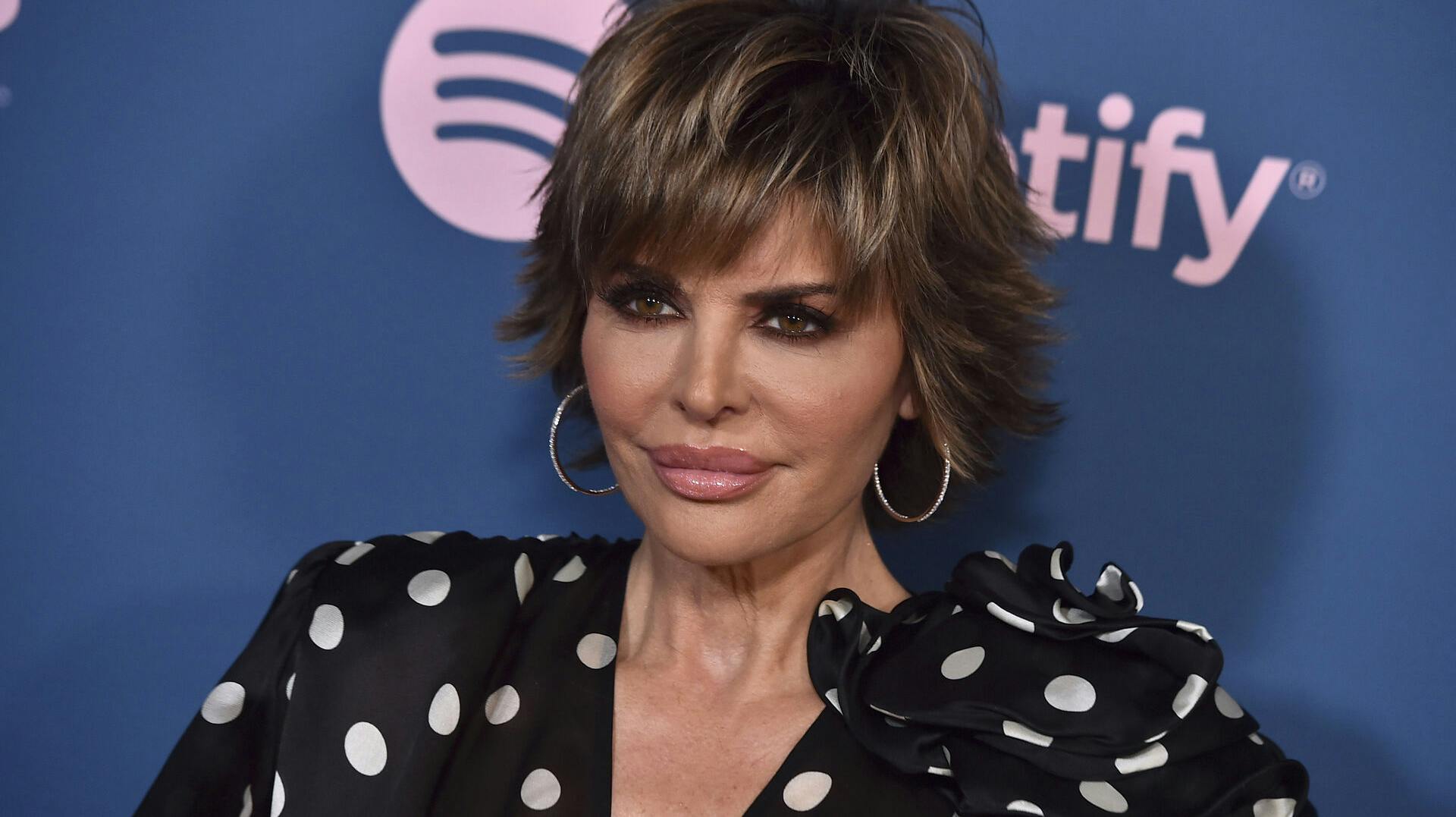 Lisa Rinna arrives at The Hollywood Reporter's Women in Entertainment Gala on Wednesday, Dec. 7, 2022, at Fairmont Century Plaza in Los Angeles. (Photo by Jordan Strauss/Invision/AP)