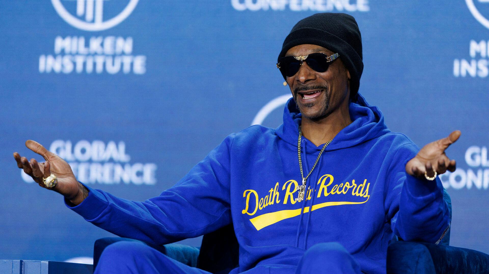 Snoop Dogg, Entrepreneur, Rapper and Owner, Death Row Records speaks at the 2023 Milken Institute Global Conference in Beverly Hills, California, U.S., May 3, 2023. REUTERS/Mike Blake