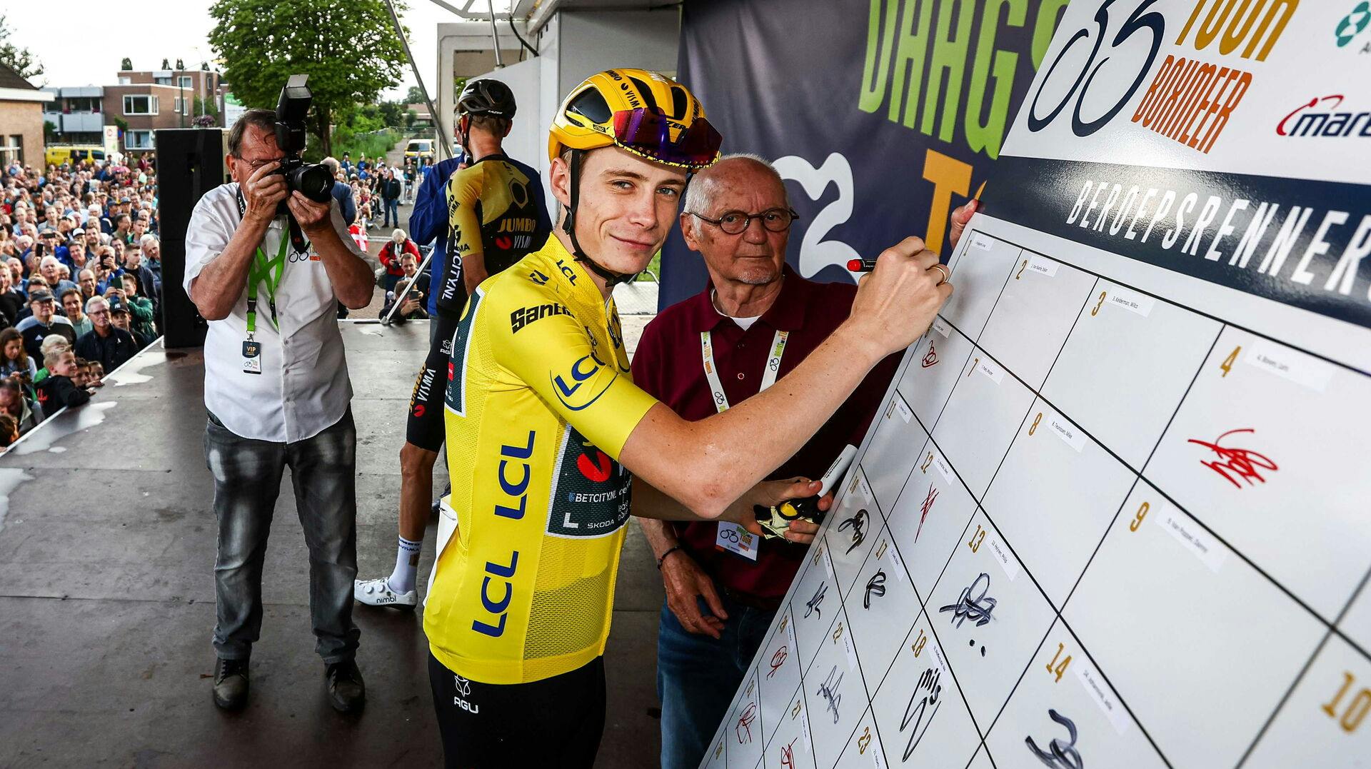 Kronprins Frederik var en af de første til at fange Jonas Vingegaard.