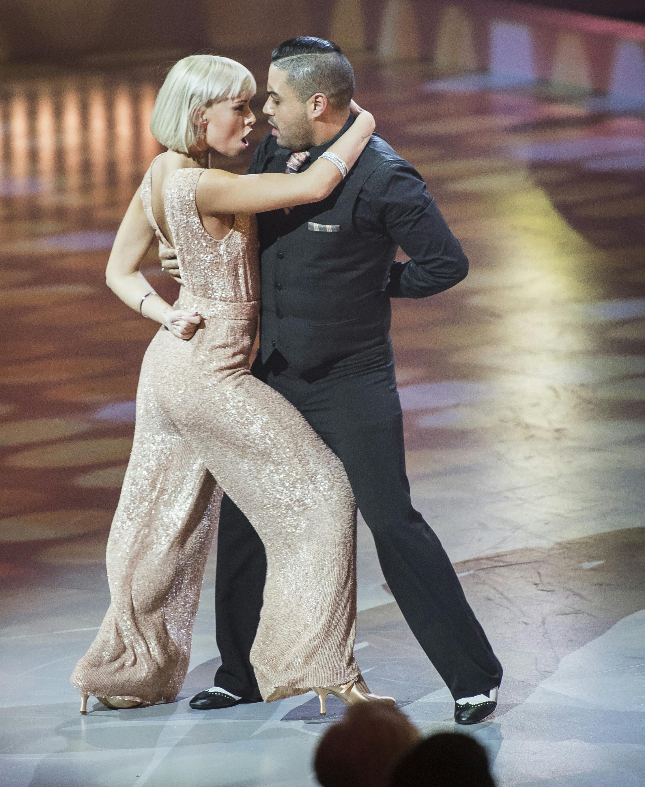 USO og Jenna Bagge dansede i 2014 sammen i "Vild med dans".