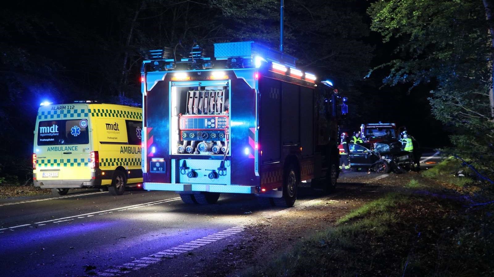 Det var ved Sejsvej ved Silkeborg at ulykken skete. 
