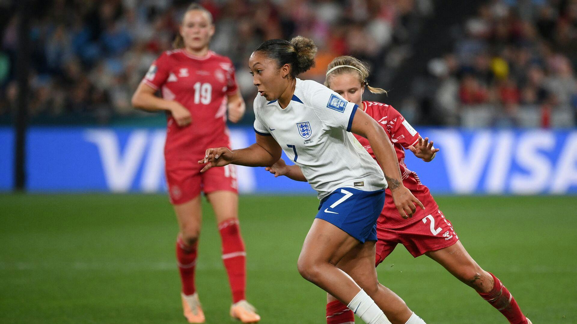 Lauren James stod for englændernes eneste scoring og blev derfor også matchvinder.