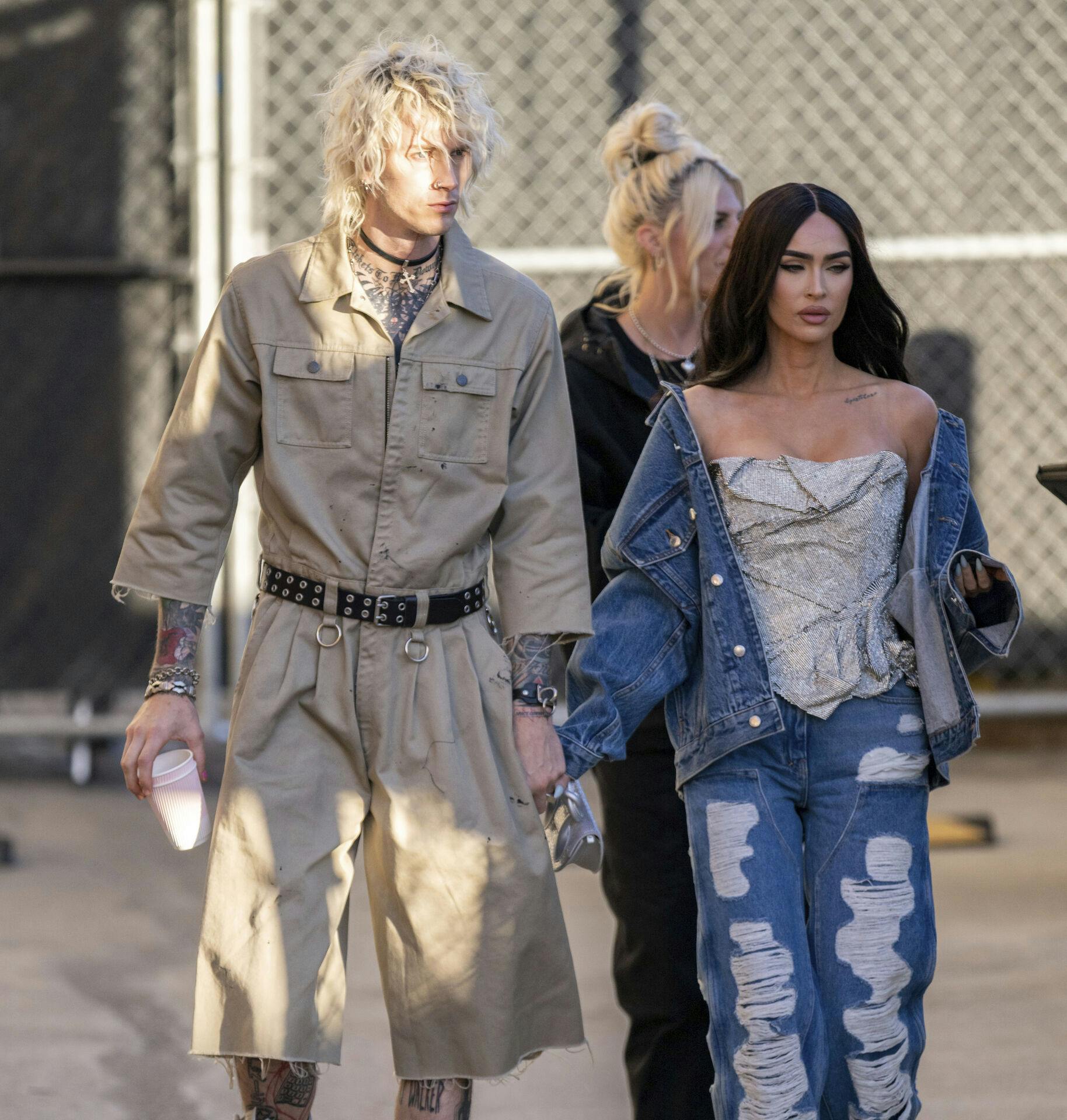 Machine Gun Kelly (tv.) og Megan Fox får ofte lavet negle hos Brittany Boyce.